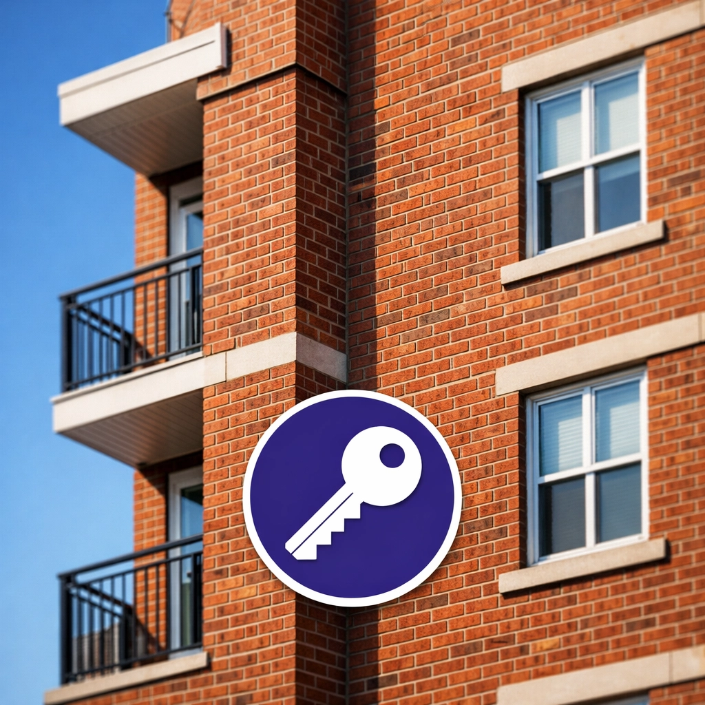 Close-up of a well-maintained Essex apartment block symbolizing secure leasehold property ownership.