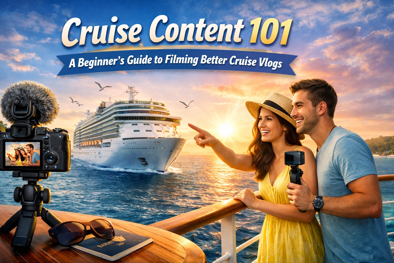 [HERO] Cruise Content 101: A Beginner’s Guide to Filming Better Cruise Vlogs