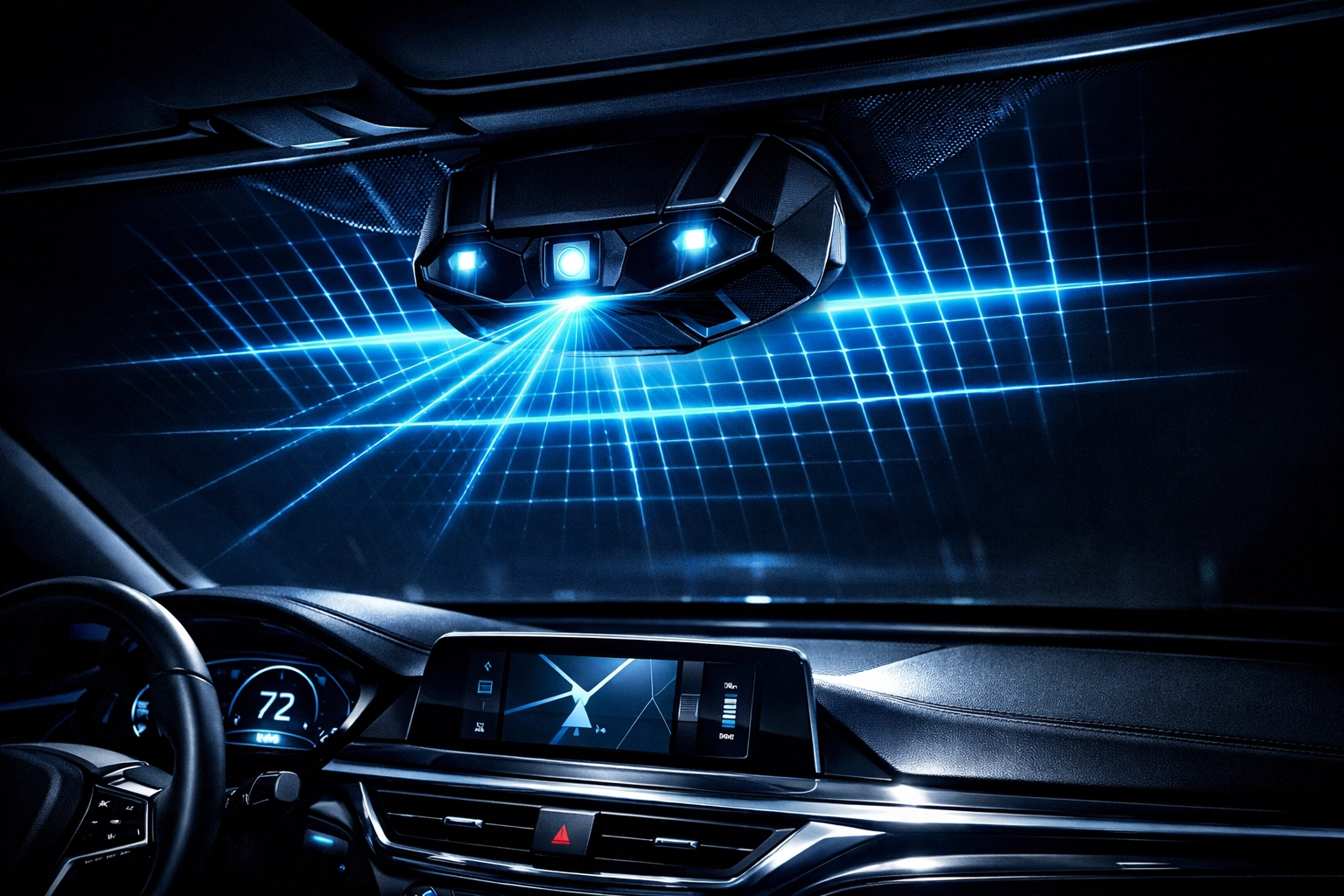 Why Does a Windshield Replacement Quote Vary? 5 Factors That Drive the Price Modern vehicle windshield showing ADAS sensors and safety camera calibration for auto glass replacement.