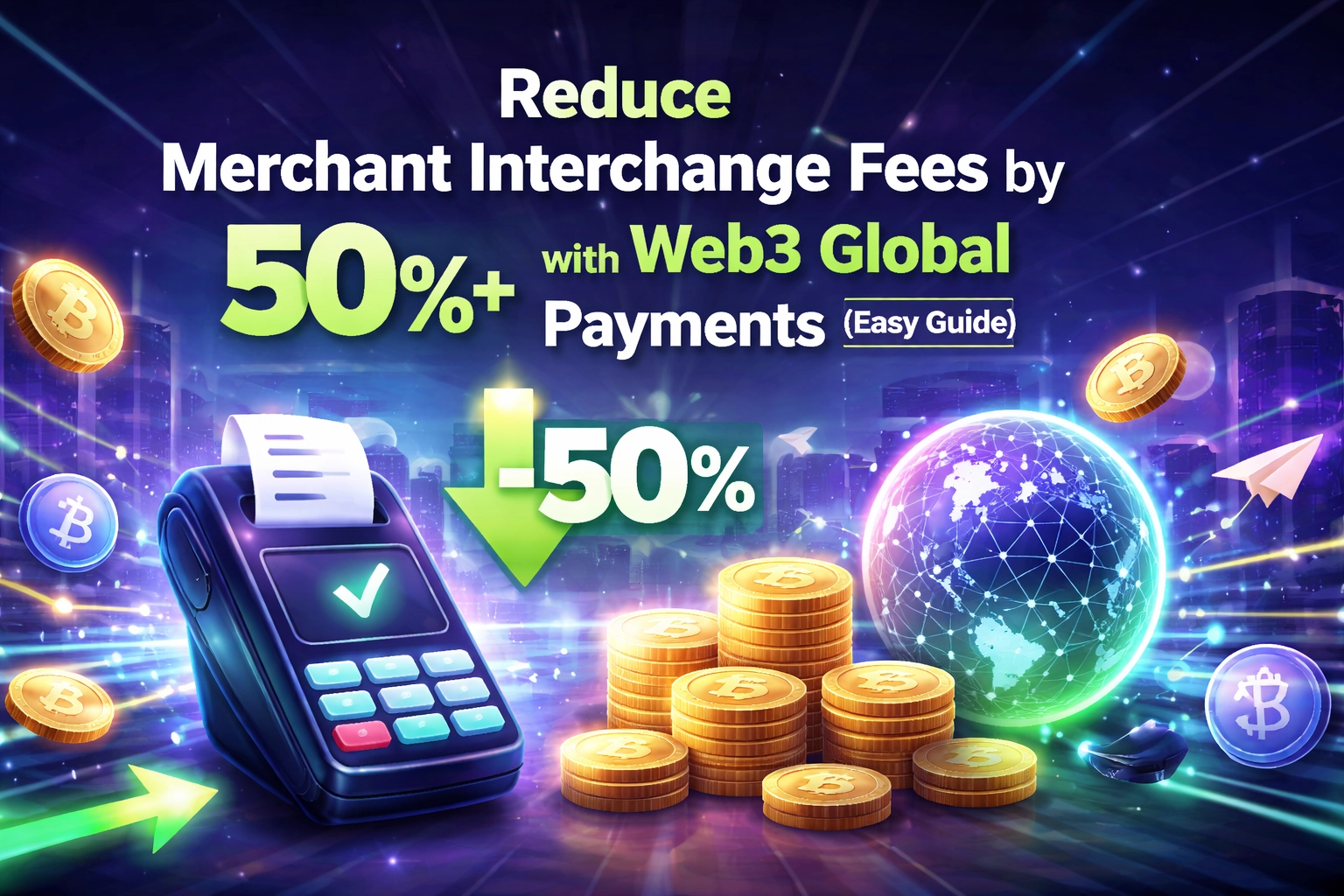 [HERO] How to Reduce Merchant Interchange Fees by 50%+ with Web3 Global Payments (Easy Guide)