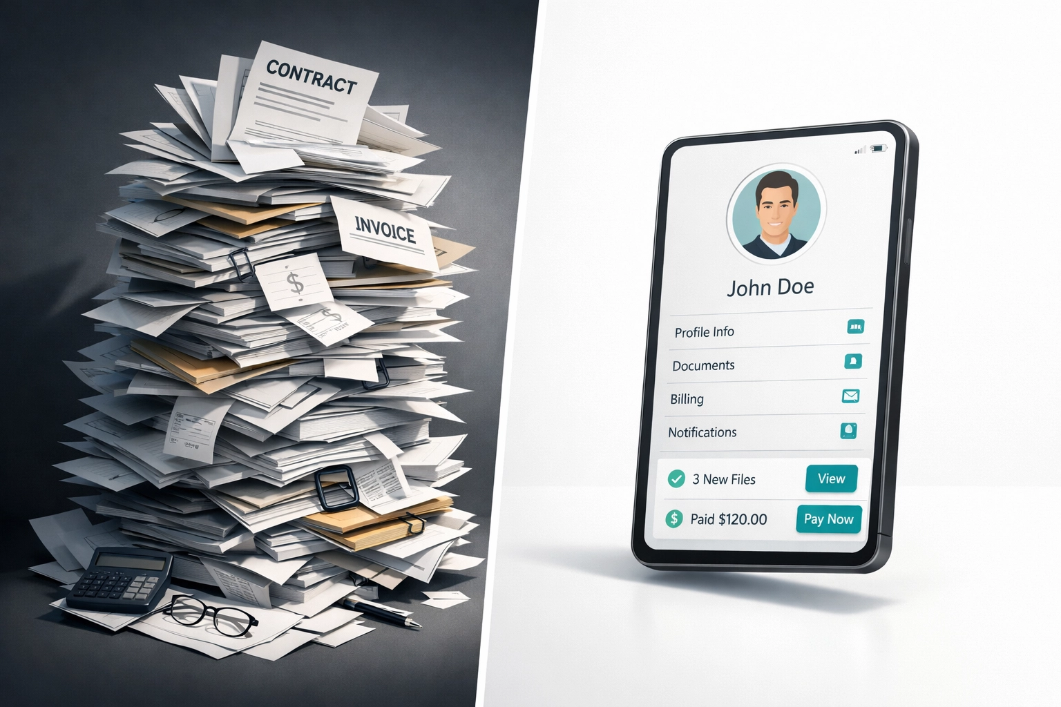 Expensive recruiting contracts versus affordable digital athlete profile on mobile device
