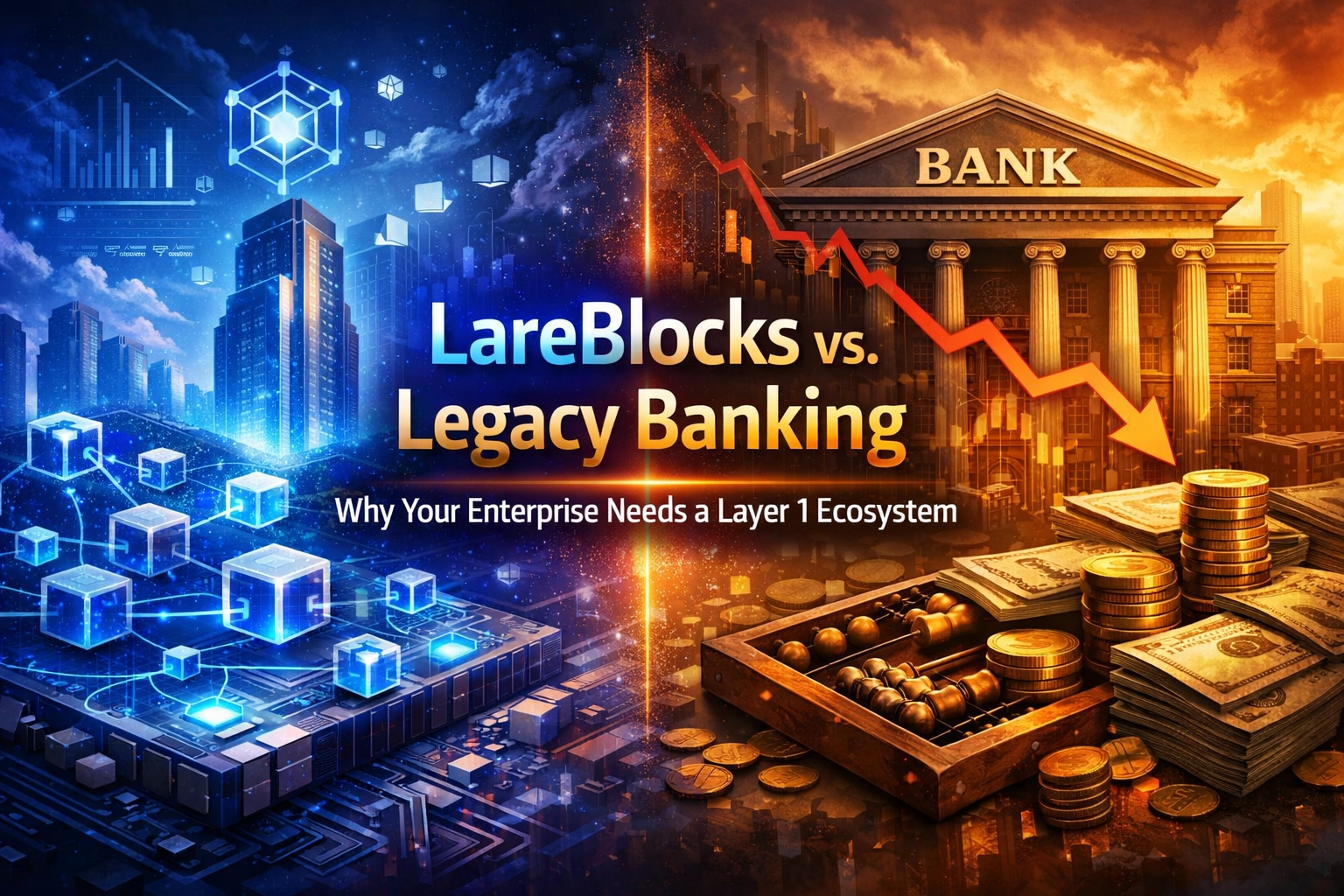 [HERO] LareBlocks vs. Legacy Banking: Why Your Enterprise Needs a Layer 1 Ecosystem