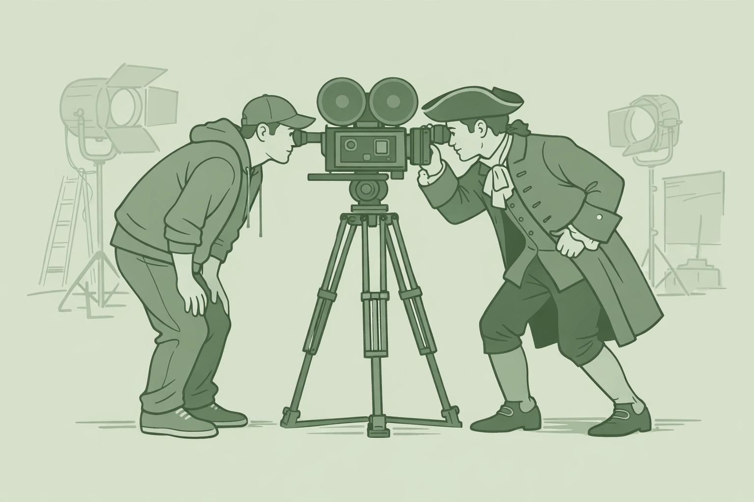 Gay fiction film production with contemporary and period drama costume collaboration