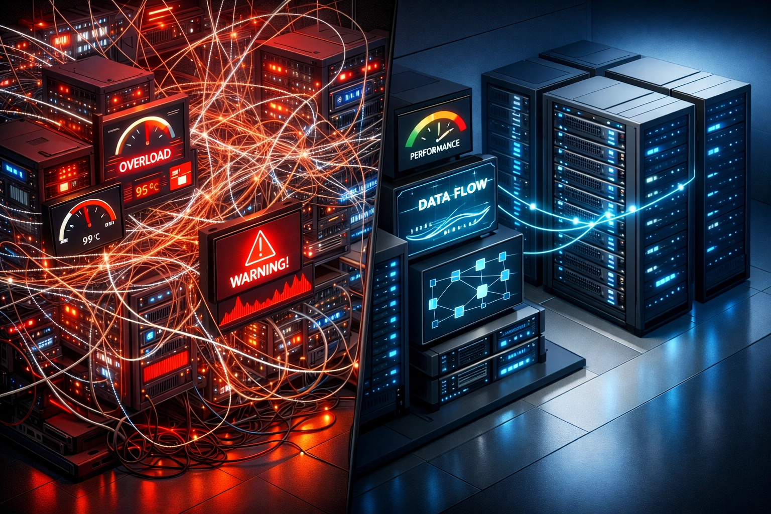 Overloaded ITOM discovery performance versus optimized ServiceNow configuration approach