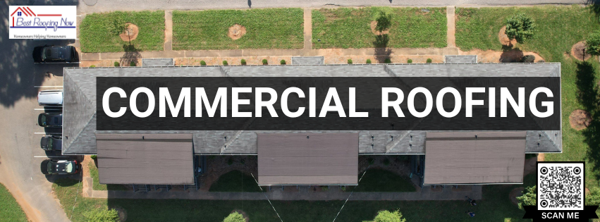 Aerial Commercial Roofing Photo