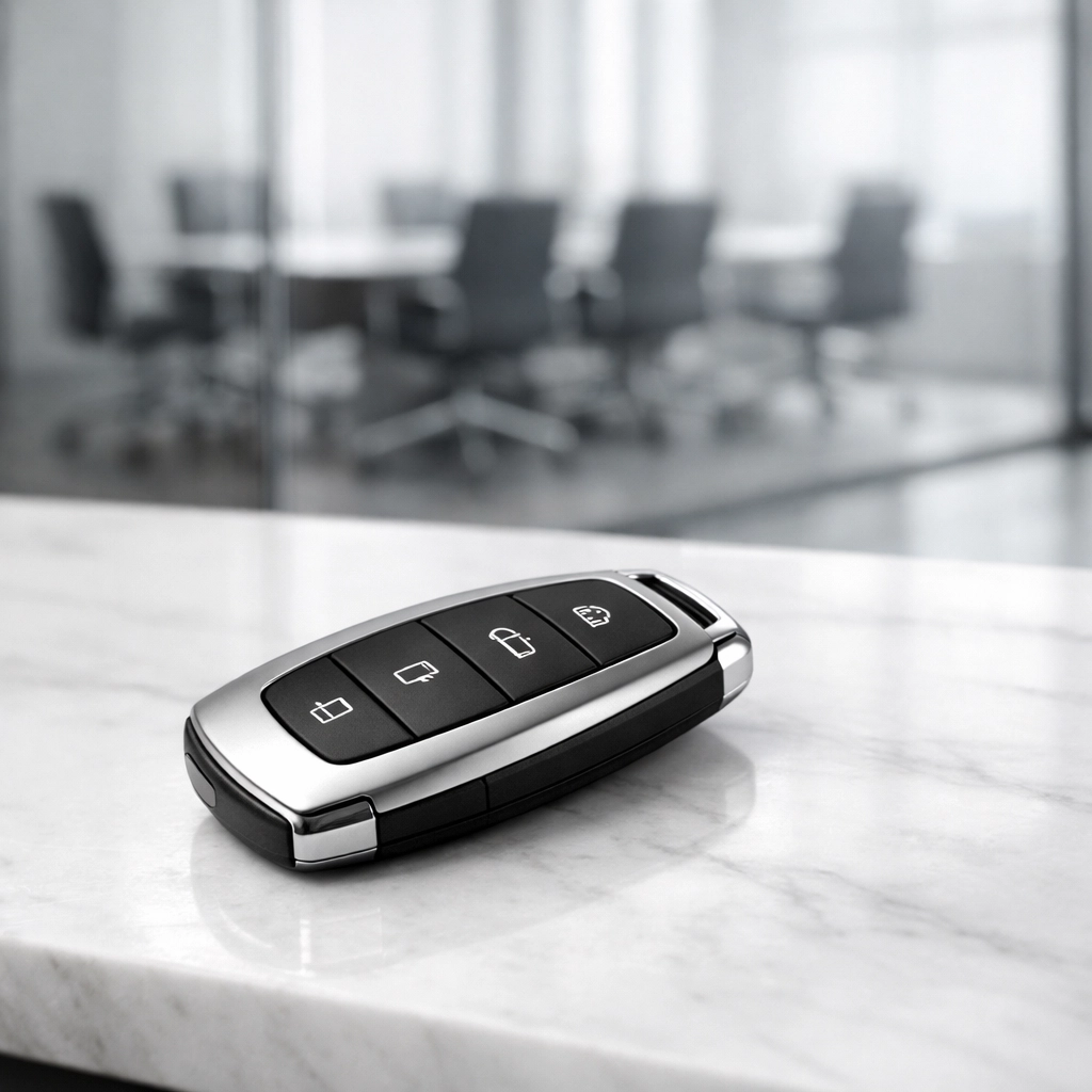Silver car key fob representing the new 2026 car loan interest tax deduction.