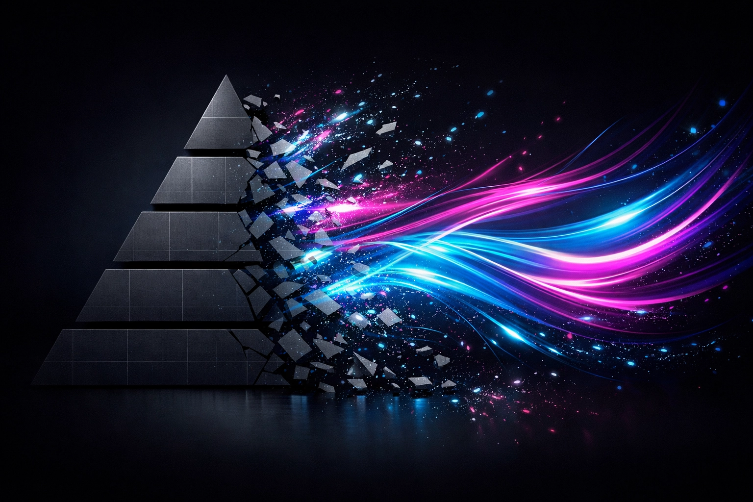 Corporate hierarchy transforming into flexible fractional leadership model for fintechs