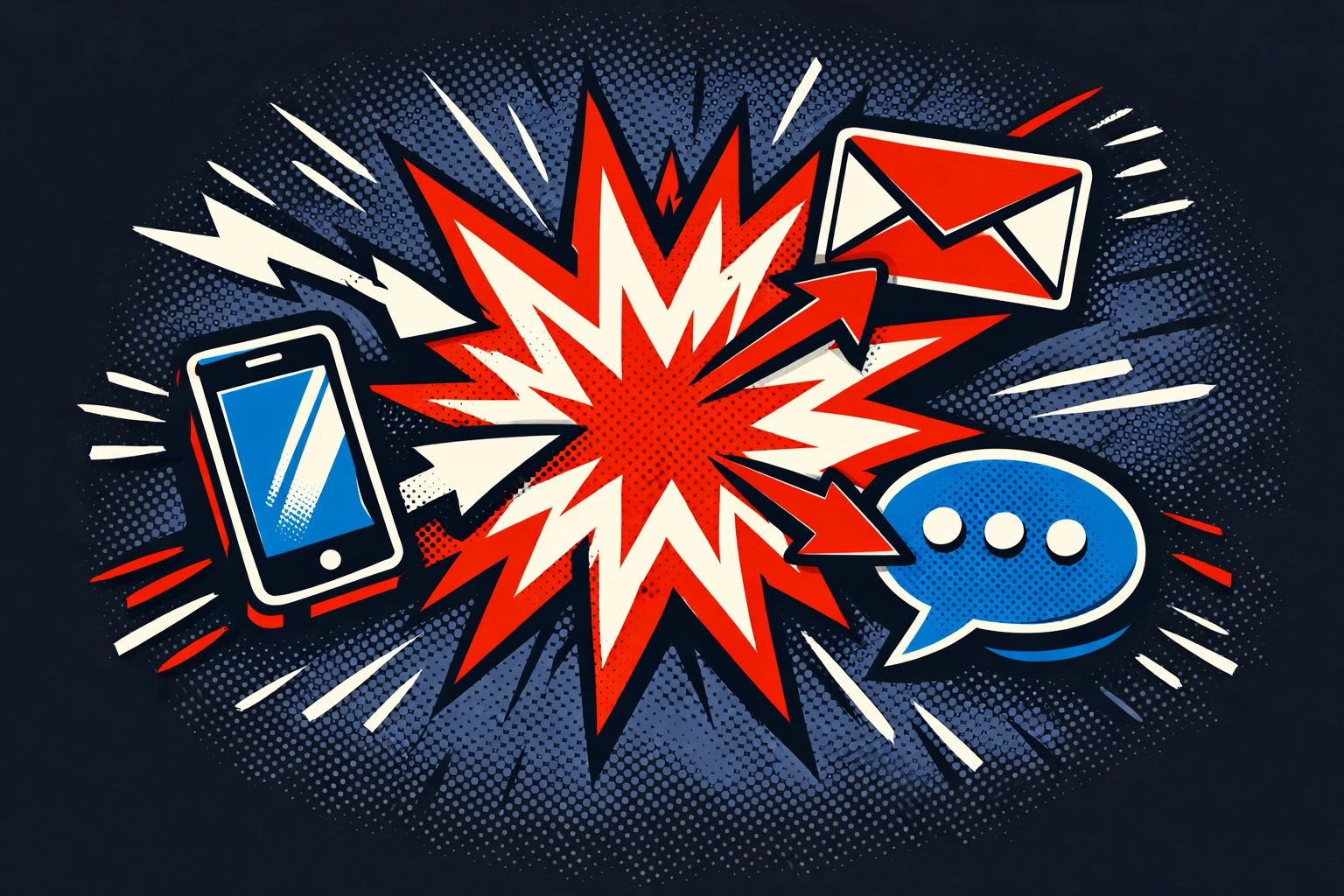 Bright Red Precision Automation Icon