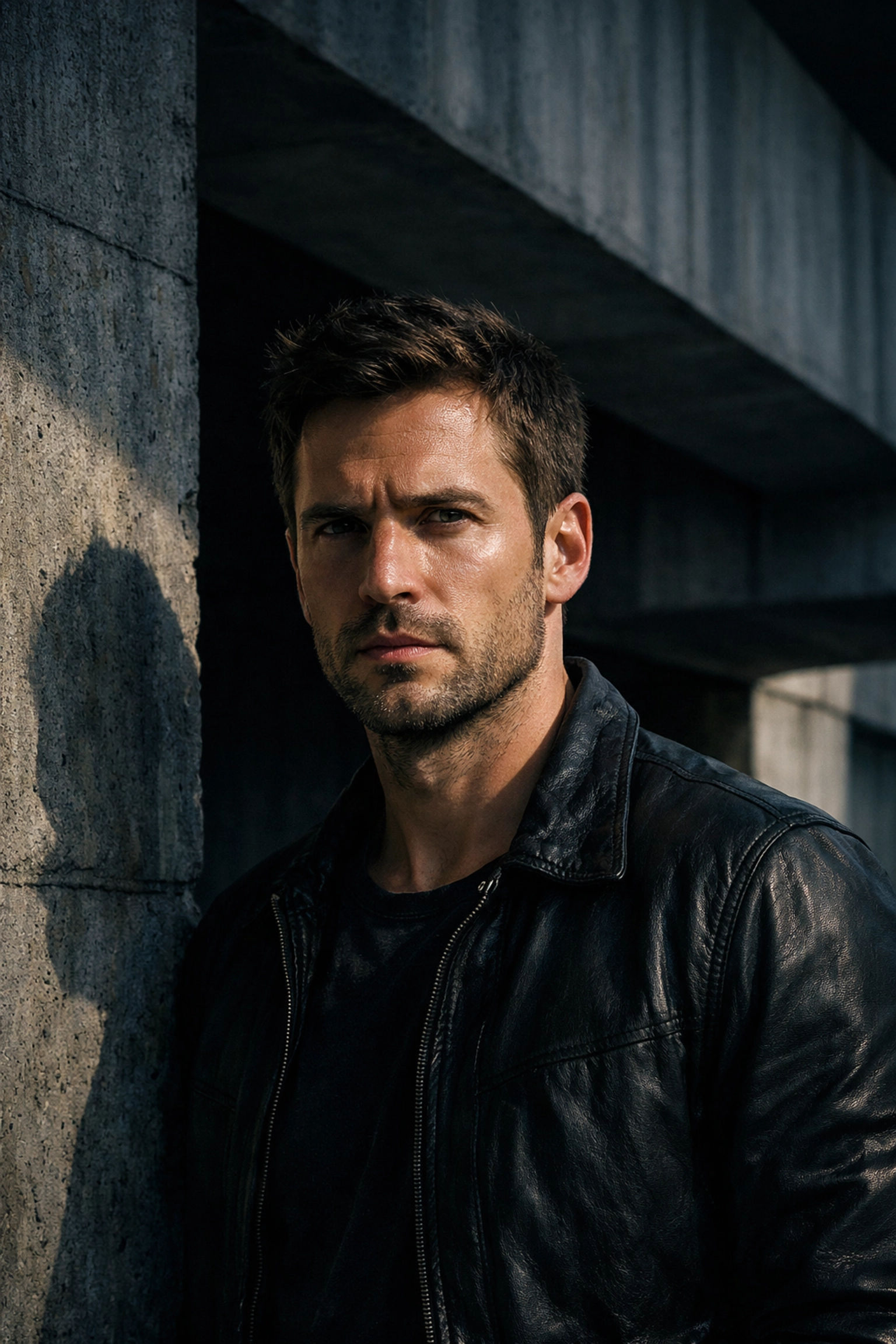 Cinematic portrait showing color balance techniques to fix shadows in photo editing tutorials.