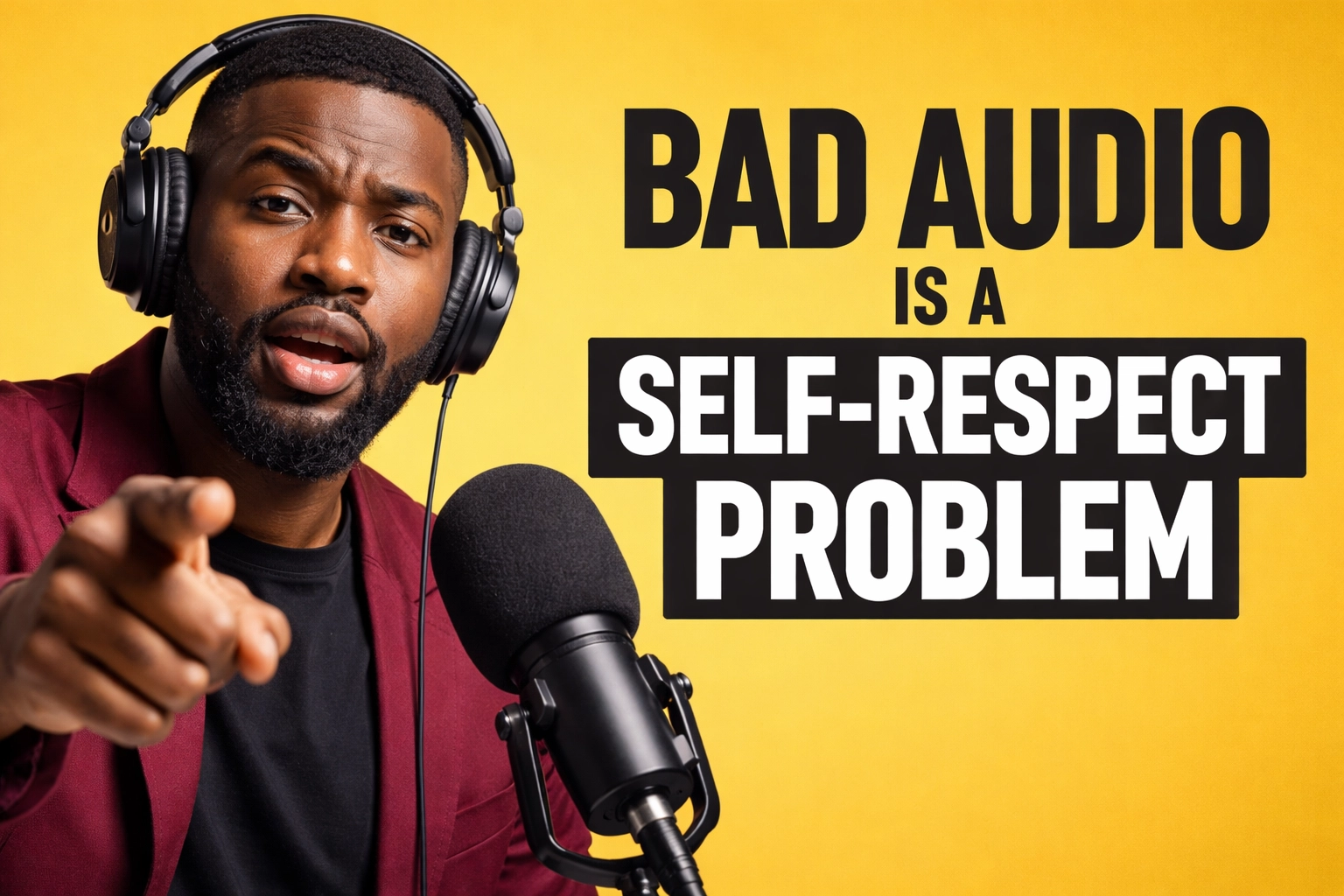 [HERO] Bad Audio is a Self-Respect Problem