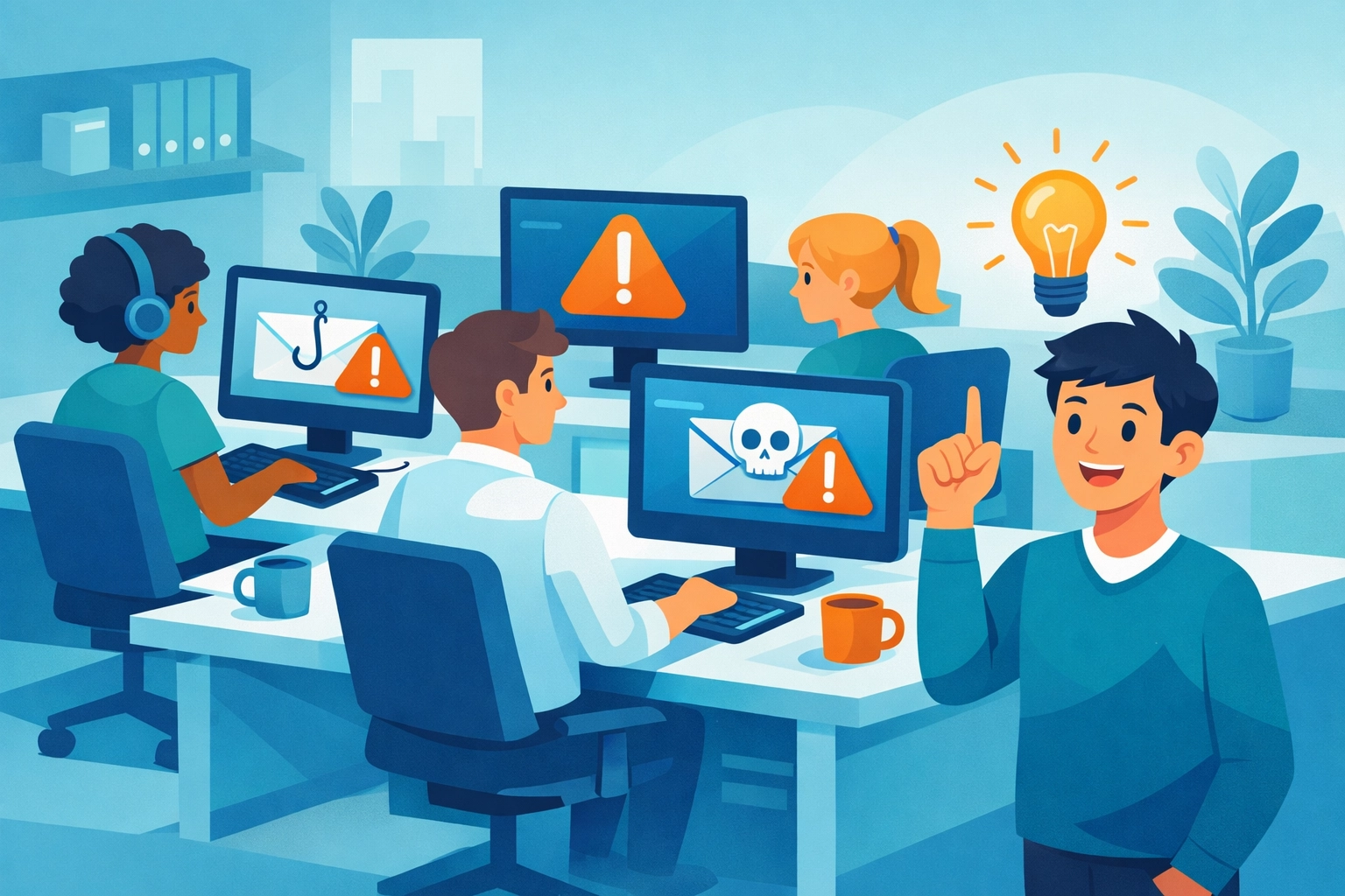 Sarasota County employees learning to identify phishing emails and cybersecurity threats at work