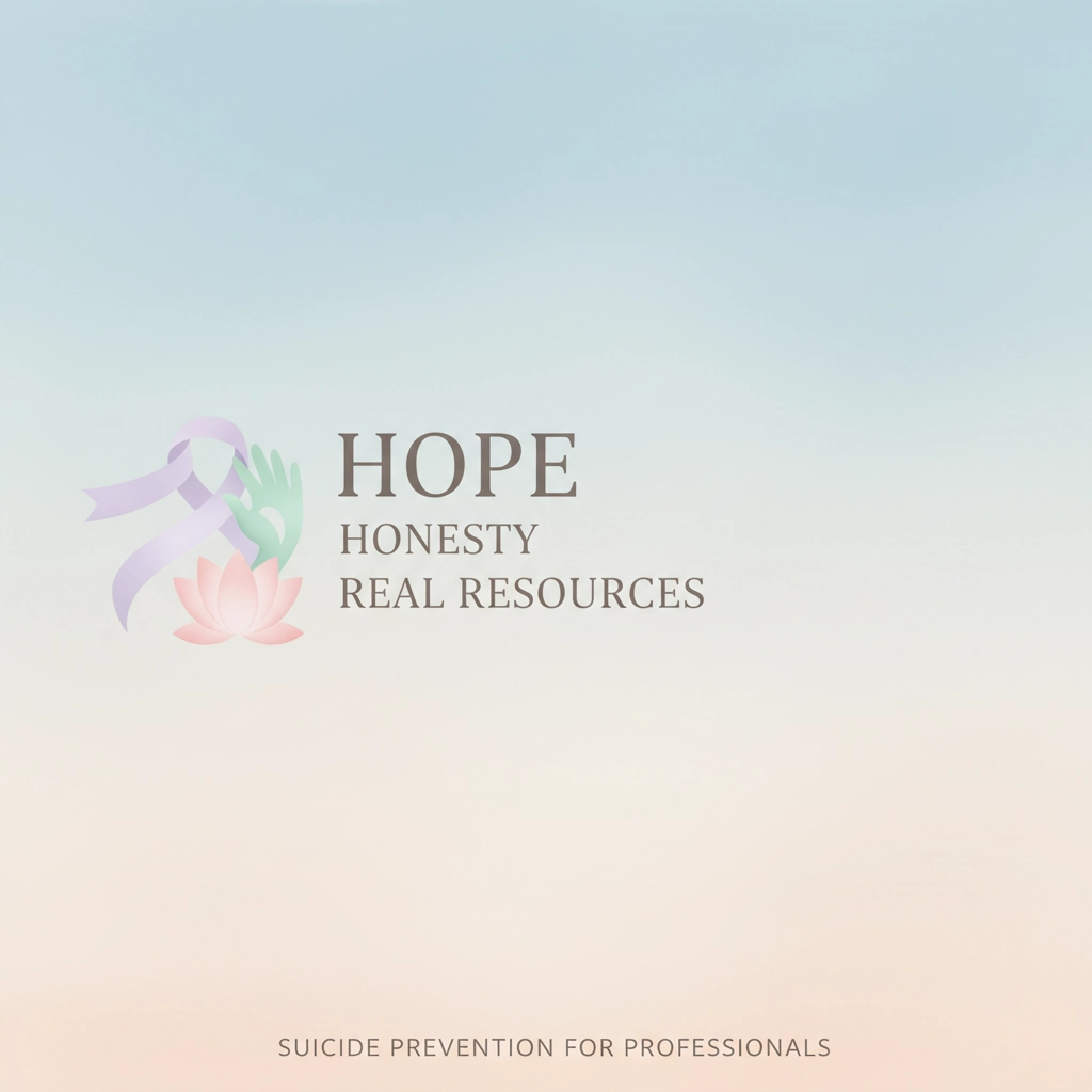 Suicide Prevention for Professionals: Hope, Honesty, and Real Resources