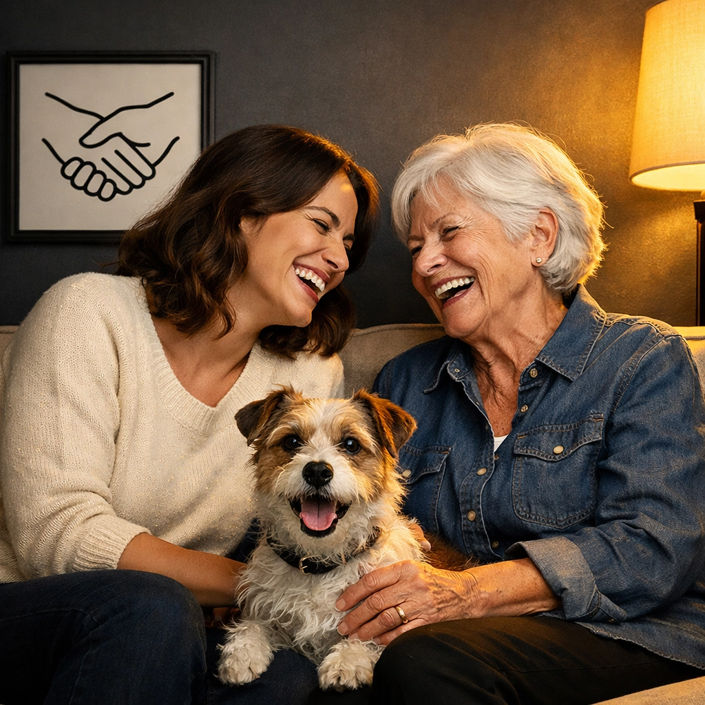 A family finds relief using senior moving services to transition a parent into assisted living.