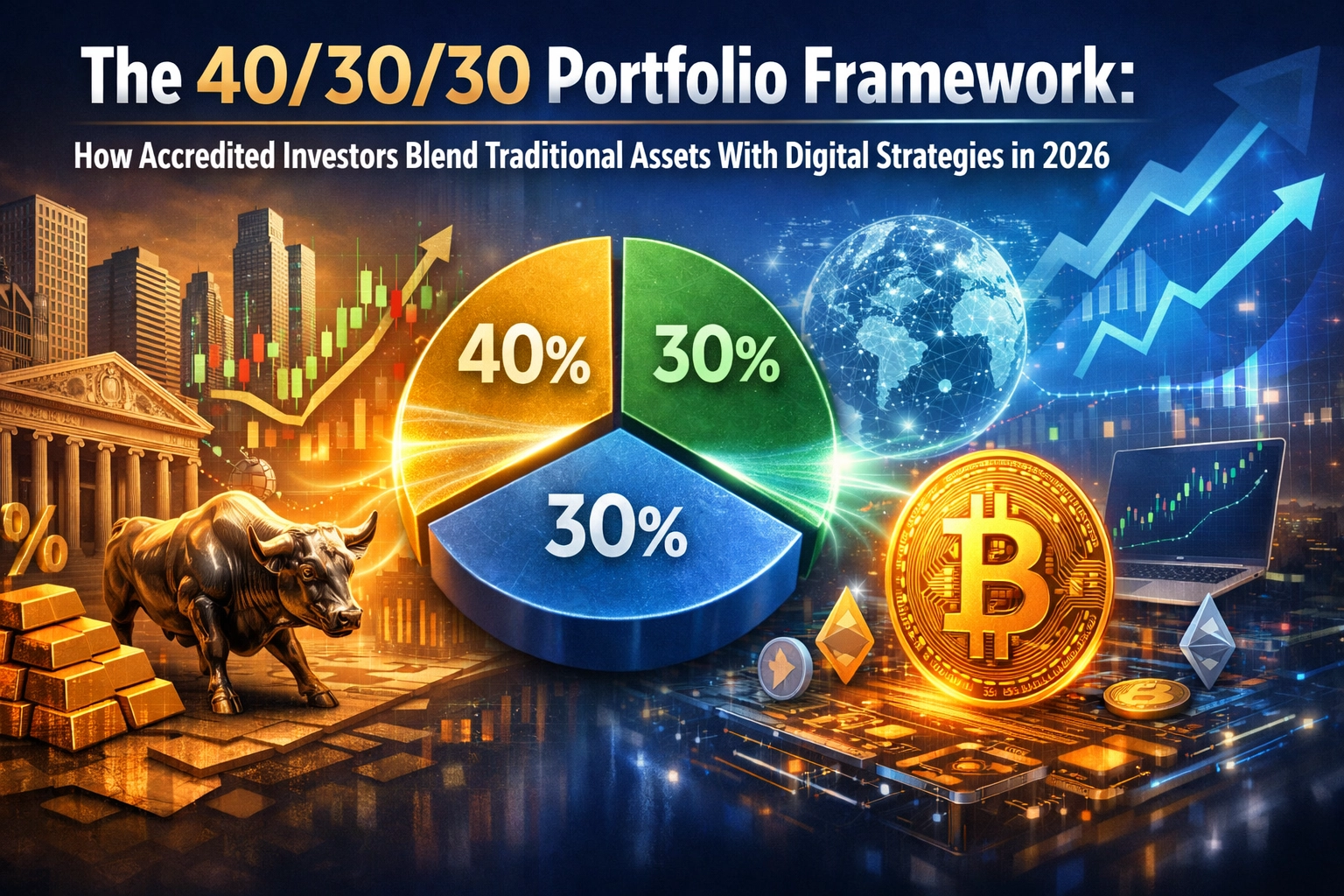 [HERO] The 40/30/30 Portfolio Framework: How Accredited Investors Blend Traditional Assets With Digital Strategies in 2026