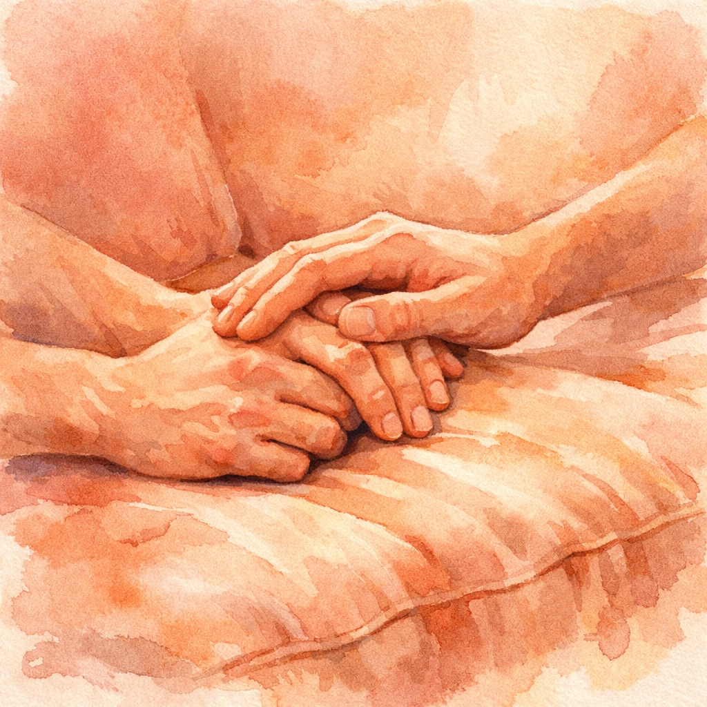 Coming out moment between best friends showing LGBTQ support and acceptance