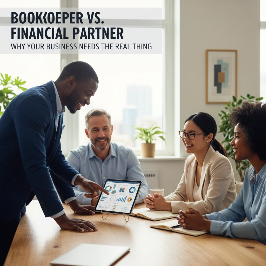 Bookkeeper vs. Financial Partner: Why Your Business Needs the Real Thing