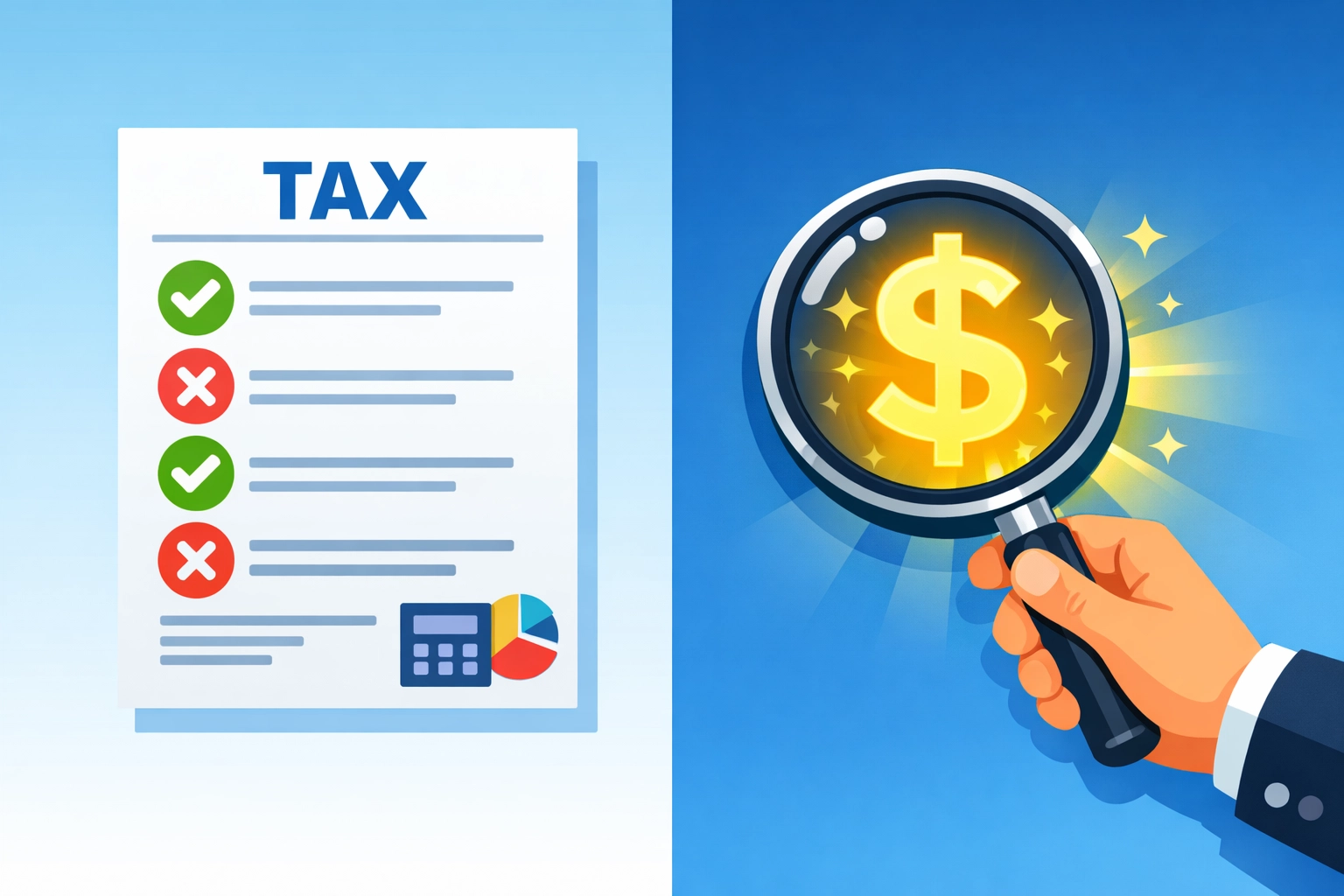 Professional tax review discovering hidden deductions to maximize your refund