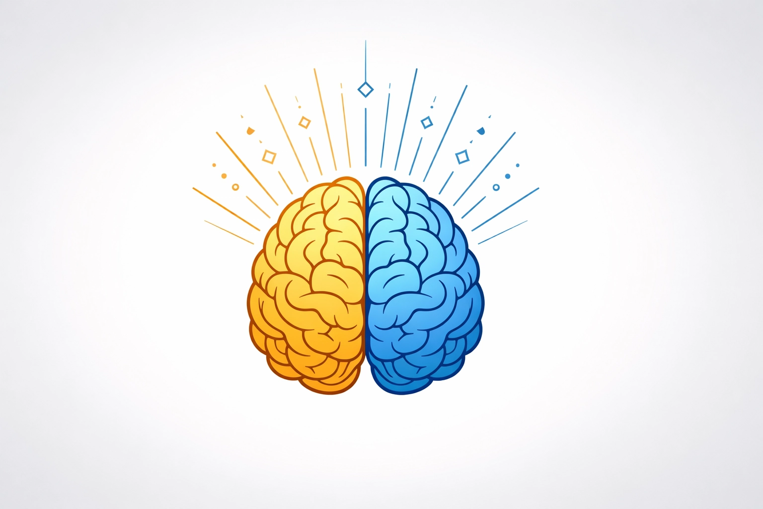 Brain illustration showing how prayer affects emotional regulation and mental health