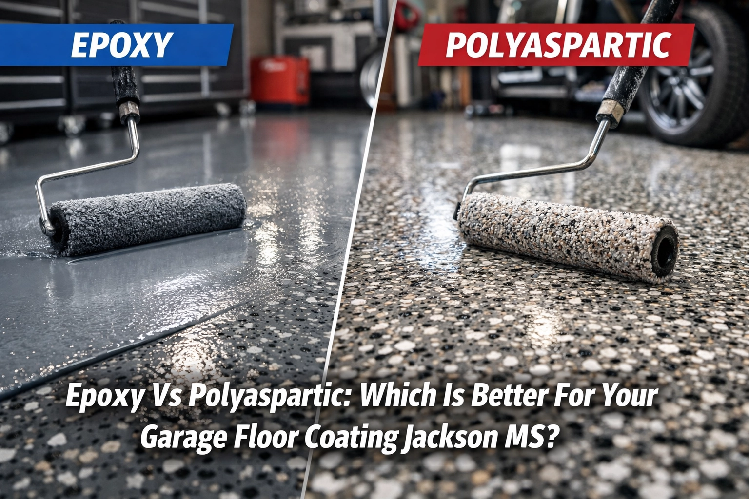[HERO] Epoxy Vs Polyaspartic: Which Is Better For Your Garage Floor Coating Jackson MS?