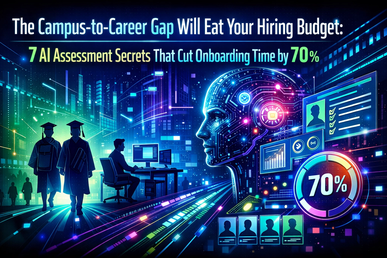 [HERO] The Campus-to-Career Gap Will Eat Your Hiring Budget: 7 AI Assessment Secrets That Cut Onboarding Time by 70%