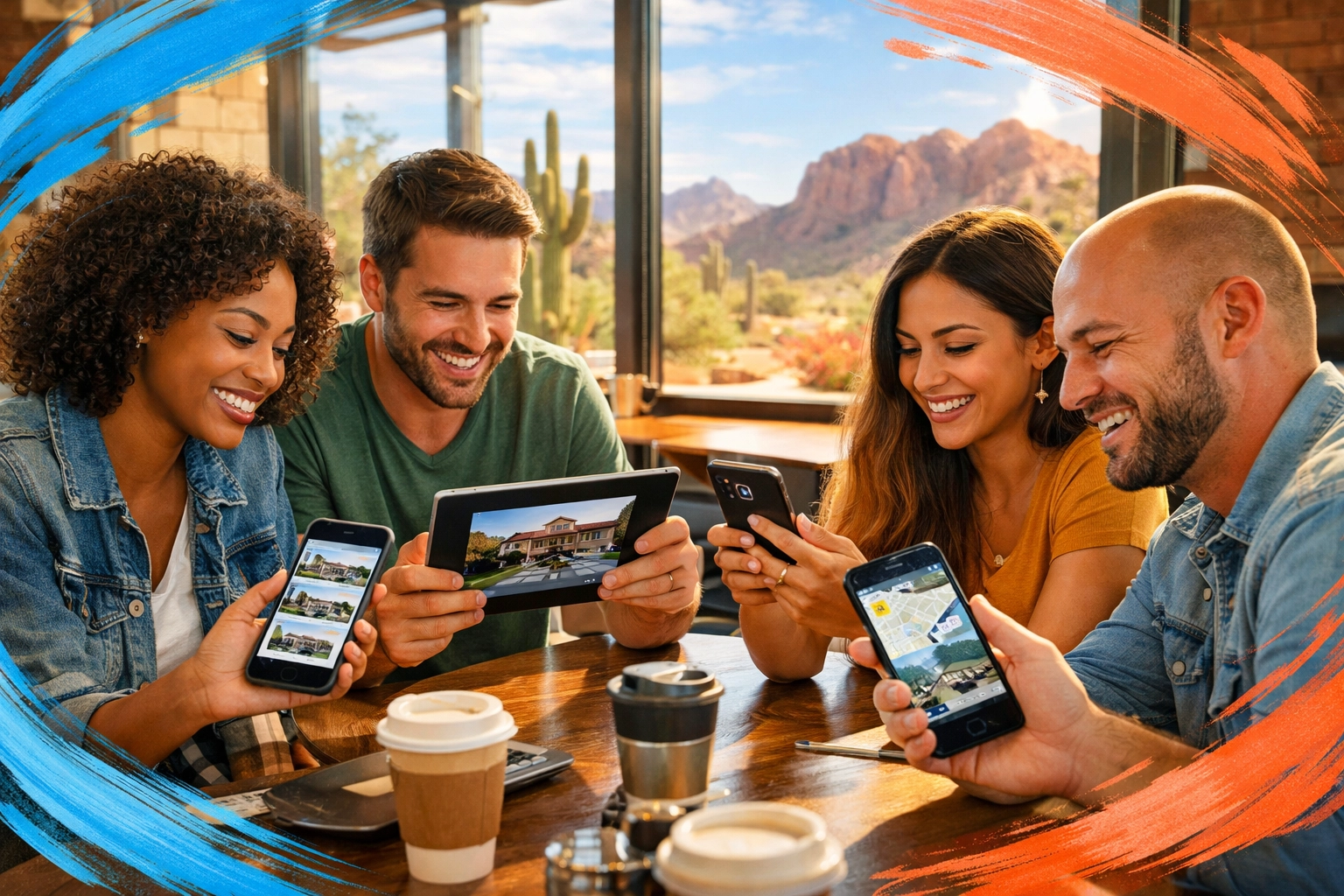 Homebuyers using AI-powered digital marketing tools to search Phoenix real estate listings Homebuyers using AI-powered digital marketing tools to search Phoenix real estate listings