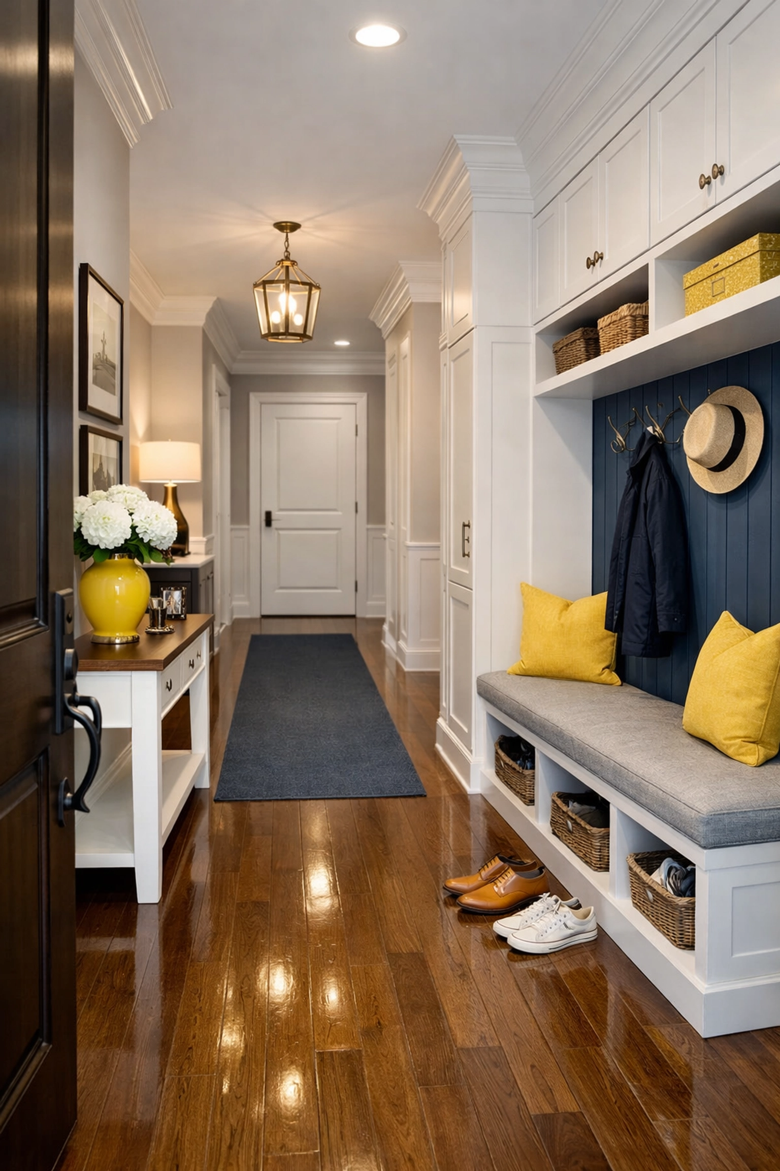 A clean and organized entryway highlighting recurring house cleaning services in Acton MA.
