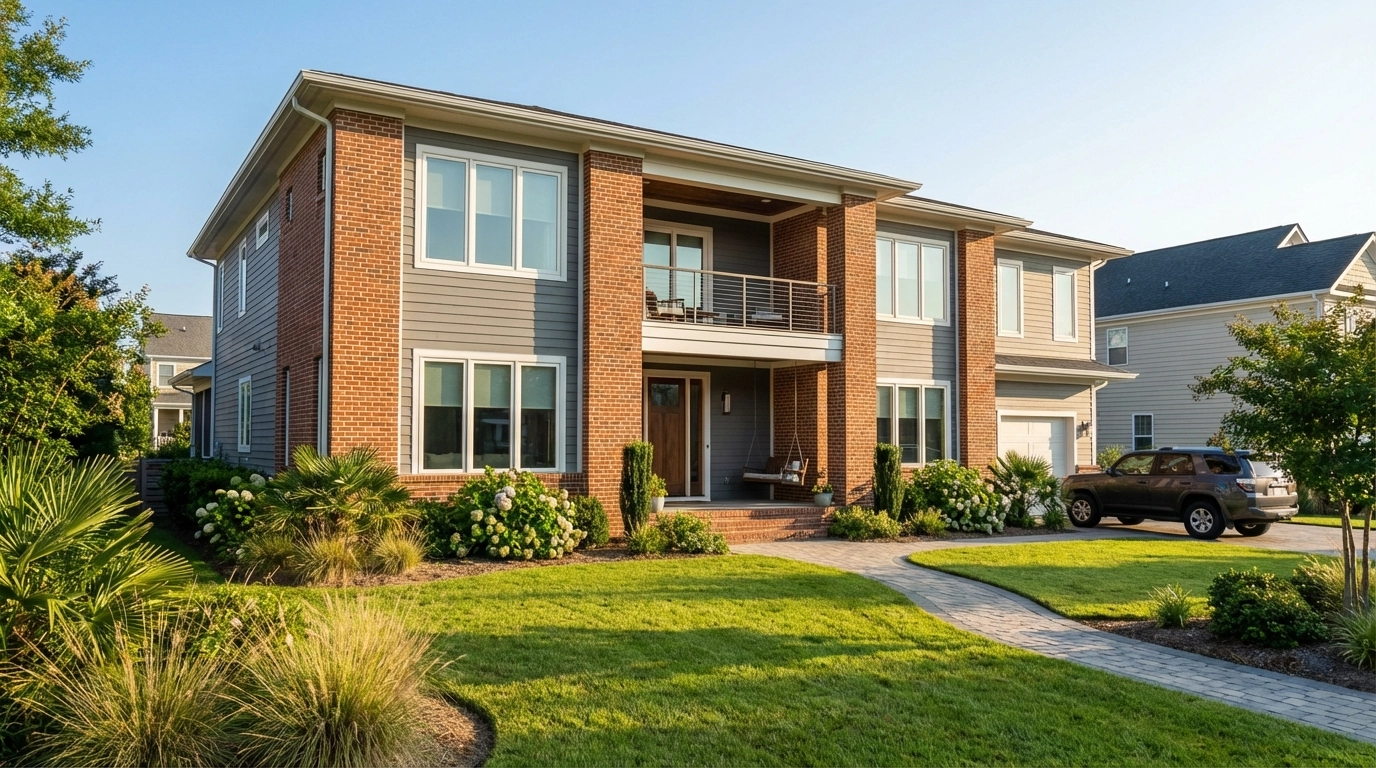 Virginia Beach coastal single-family home exterior