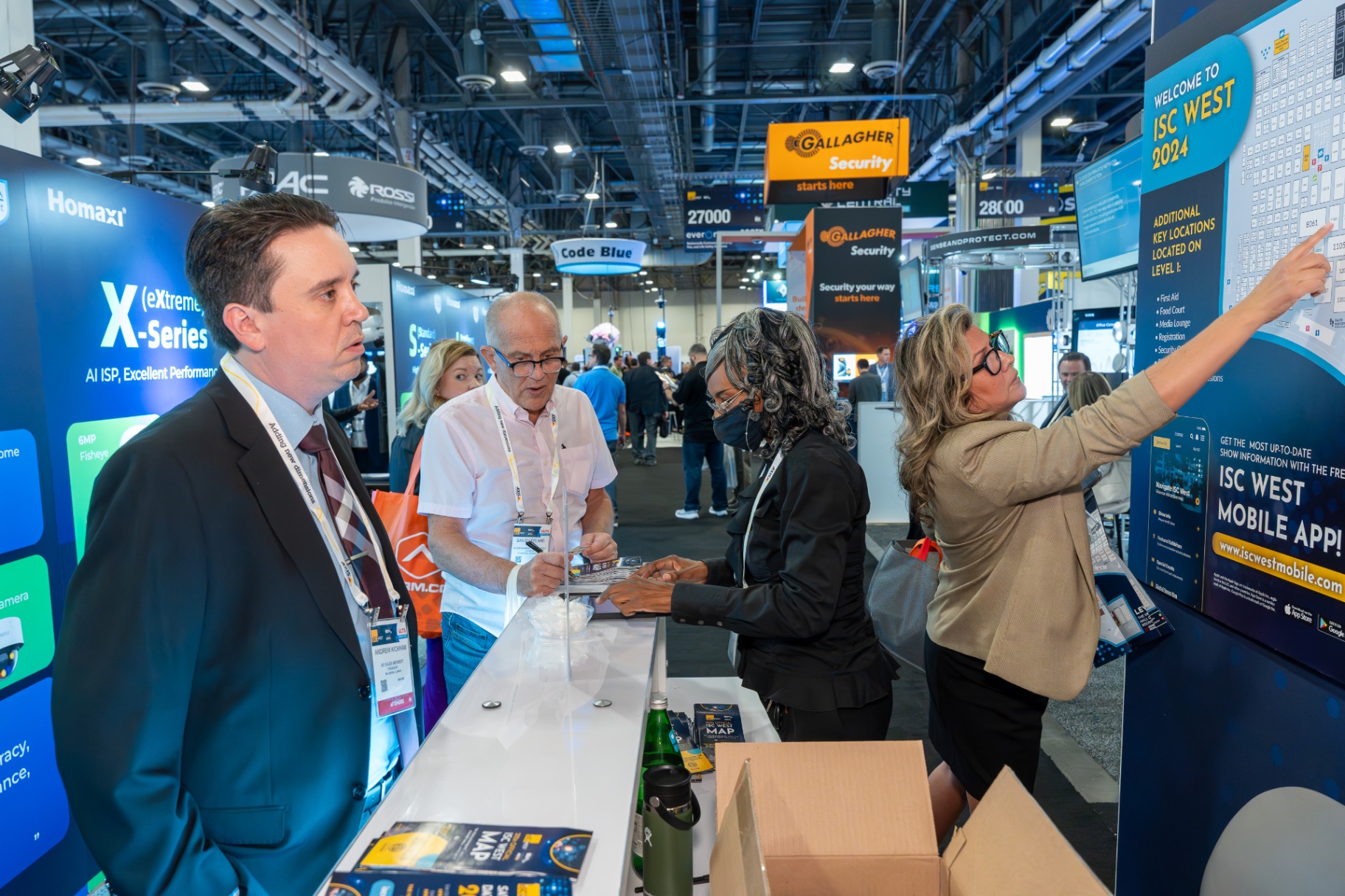 Corporate Trade Show Booth at ISC West 2024