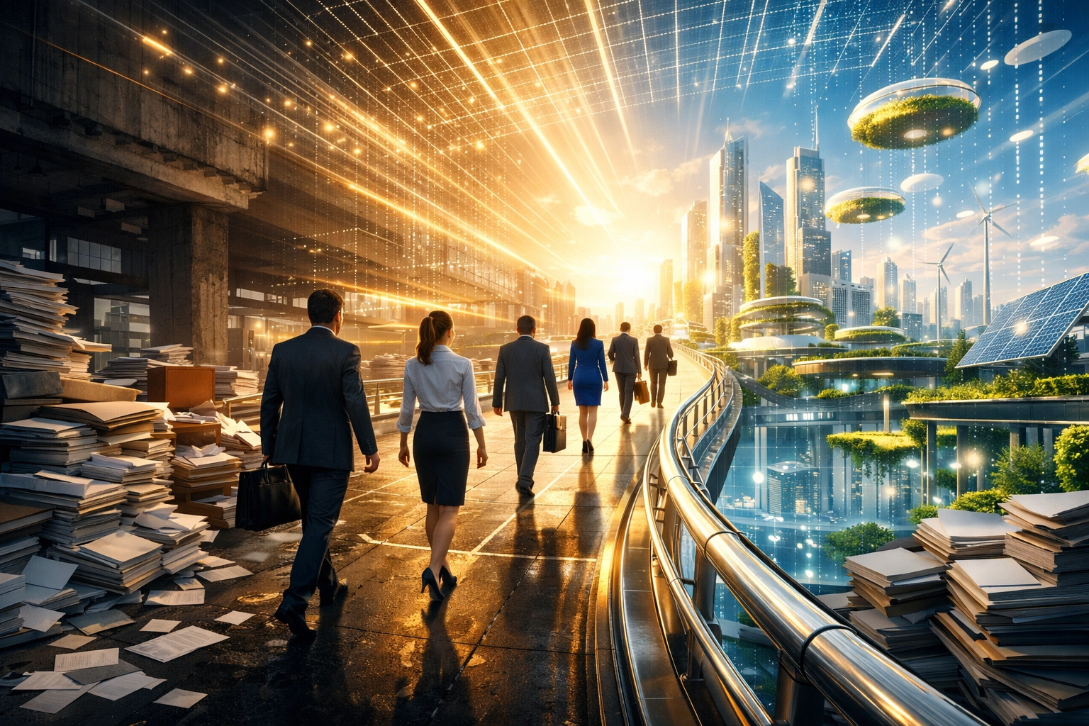 Fachkräfte gehen den Weg der Automatisierung im Backoffice hin zu einer effizienten, digitalen Zukunft.