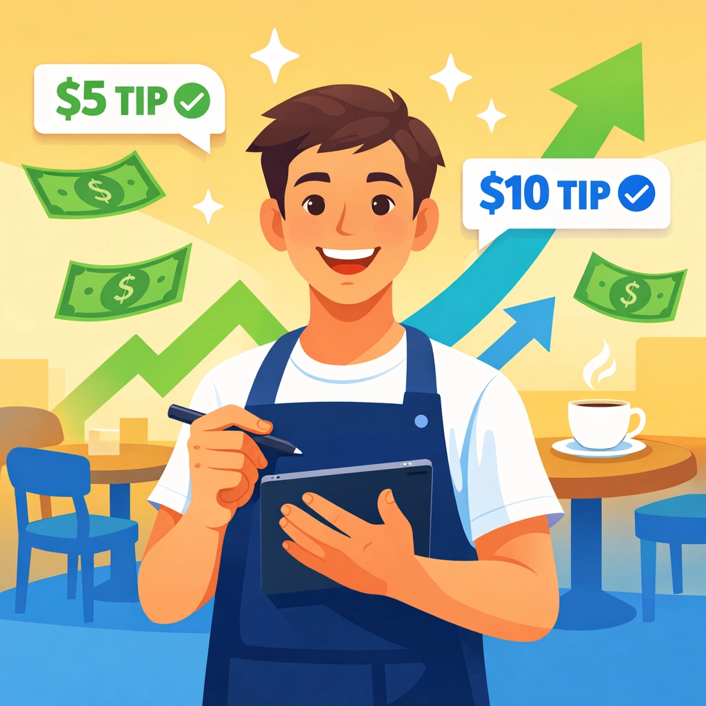 Restaurant server claiming qualified tip income deduction for 2026 tax refund