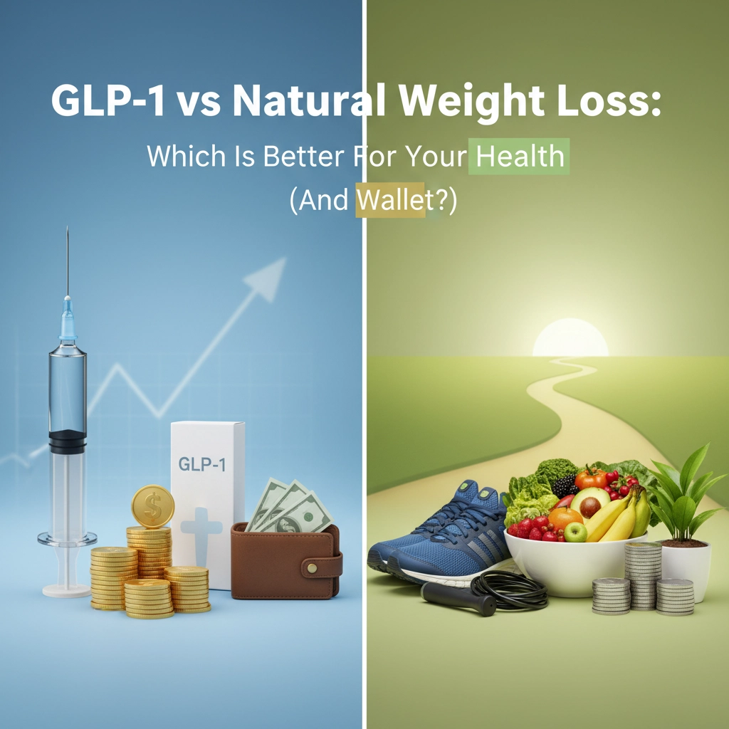 GLP-1 vs Natural Weight Loss: Which Is Better For Your Health (And Wallet)?