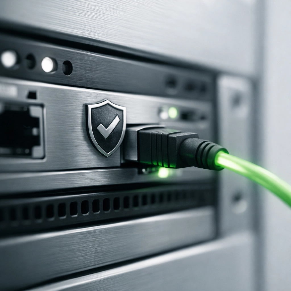 Advanced server hardware representing professional cybersecurity compliance and managed IT services in Ventura.