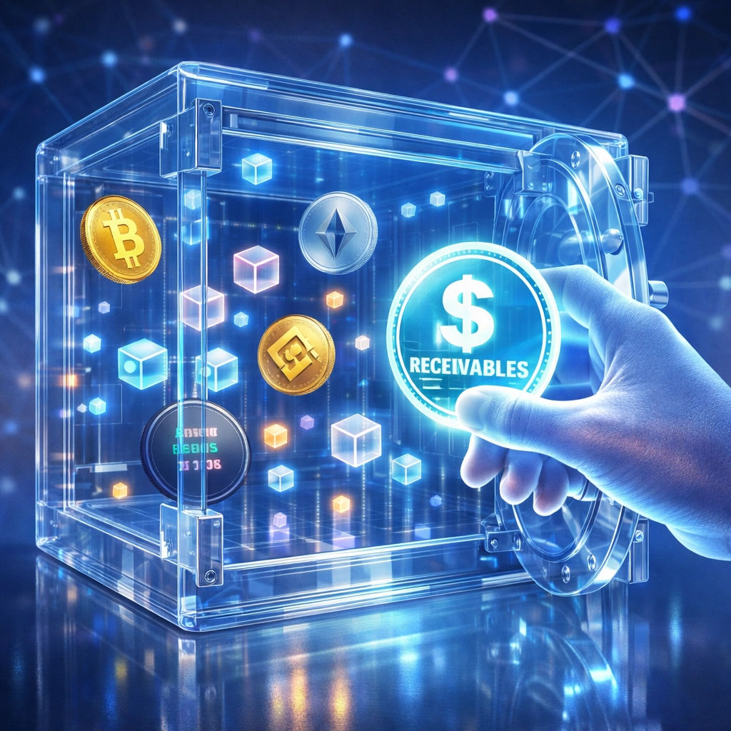 Self-custody merchant wallet with instant access to receivables tokens