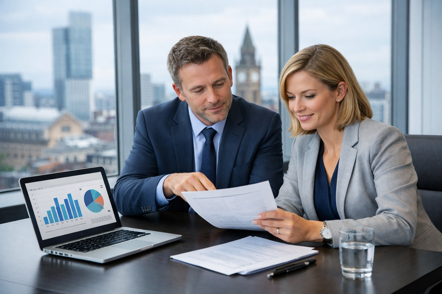 Manchester customs clearance experts conducting professional freight audit consultation