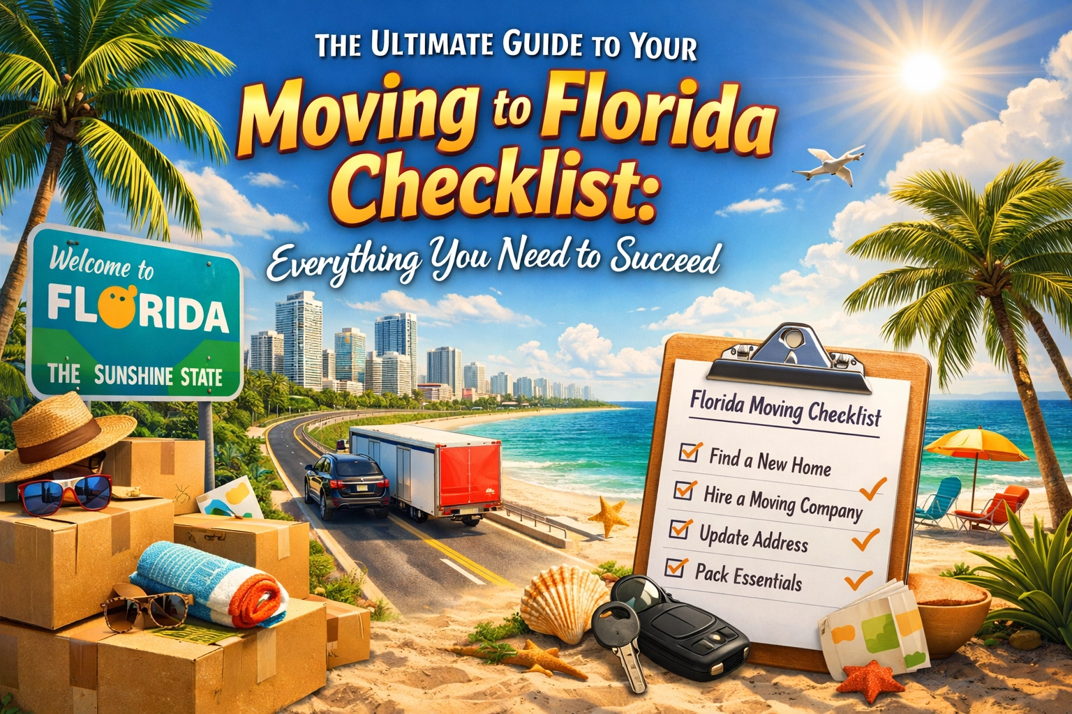 [HERO] The Ultimate Guide to Your Moving to Florida Checklist: Everything You Need to Succeed