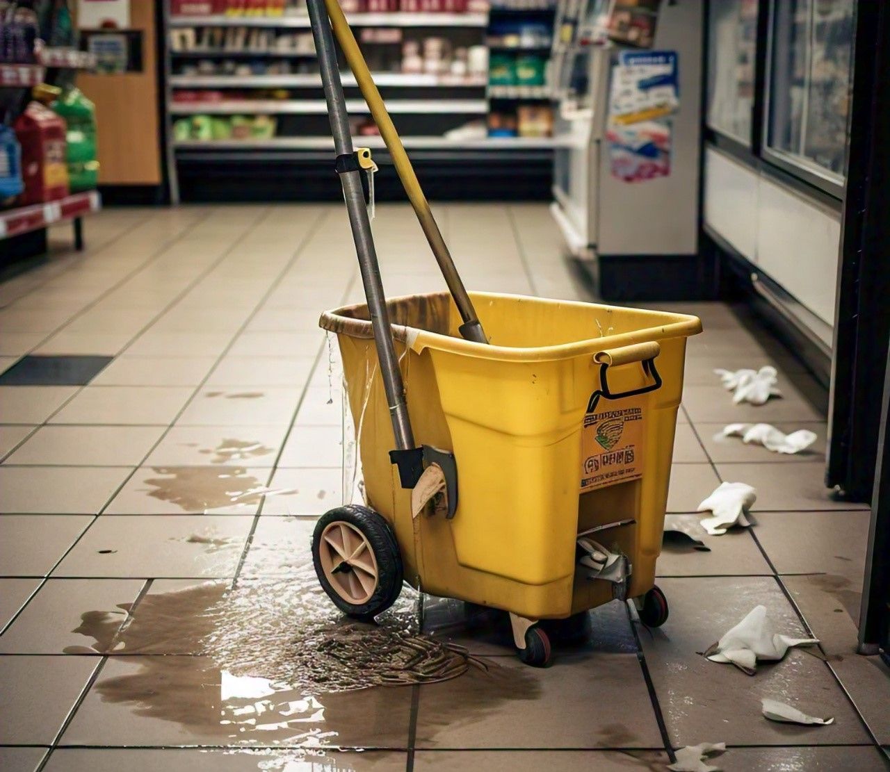 Old-School Mop Bucket Old-School Mop Bucket