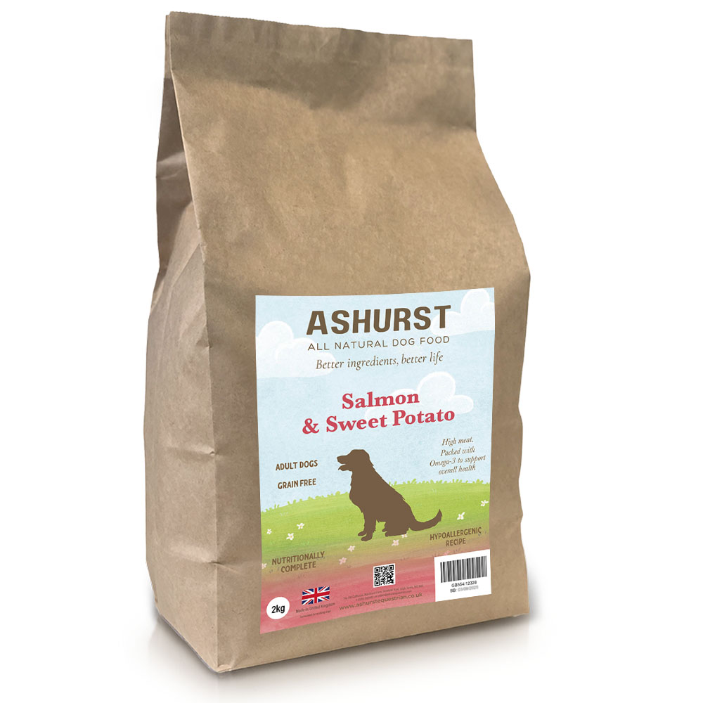 Ashurst dog food – Salmon & Sweet Potato (2kg bag)