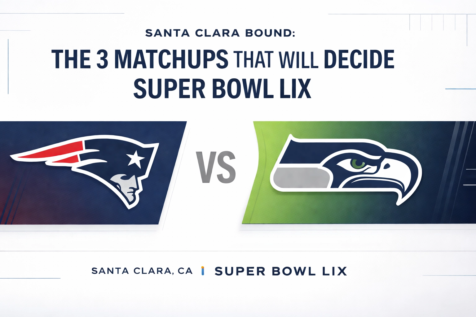 [HERO] Santa Clara Bound: The 3 Matchups That Will Decide Super Bowl LIX