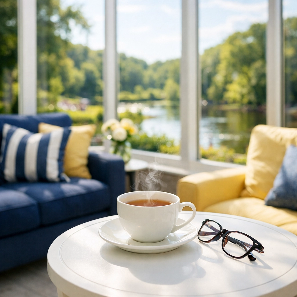 Relaxing in a clean Medway home after professional deep cleaning Medway services buy back your free time.