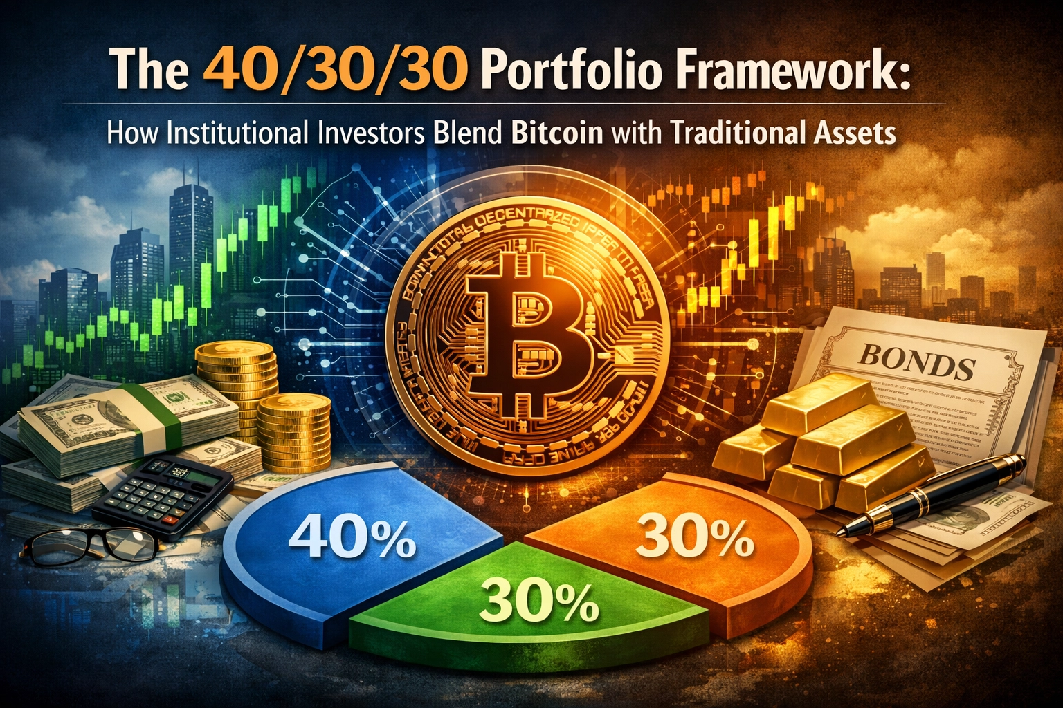 [HERO] The 40/30/30 Portfolio Framework: How Institutional Investors Blend Bitcoin with Traditional Assets