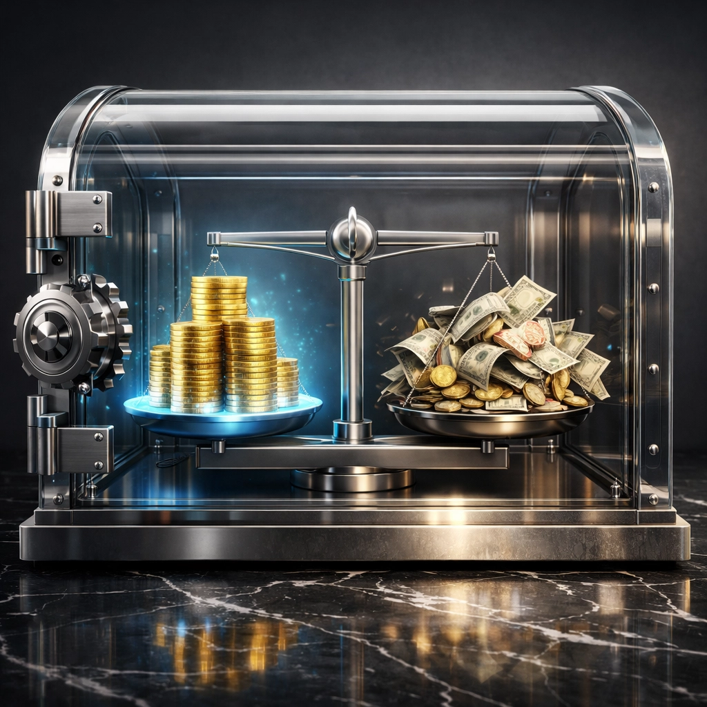 LUSD stablecoin stability compared to volatile traditional currency for merchant payments