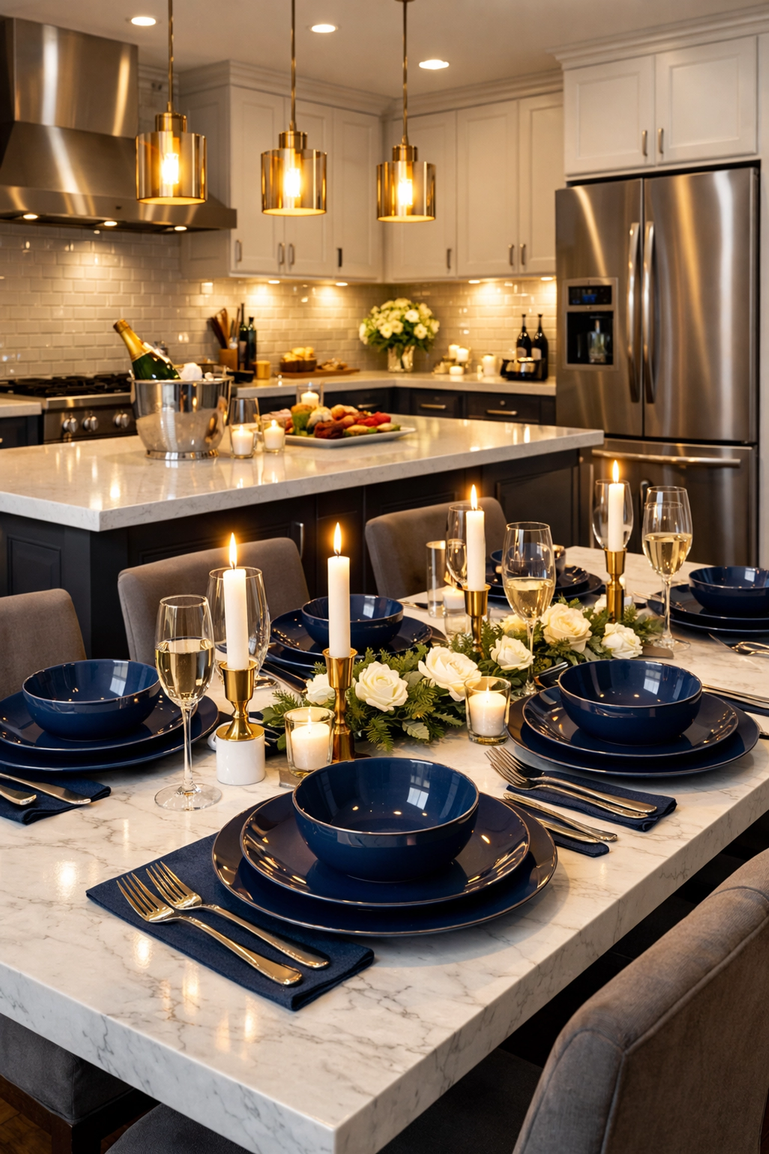 Gleaming modern kitchen sanitized and ready for move-in after a professional deep cleaning Worcester.