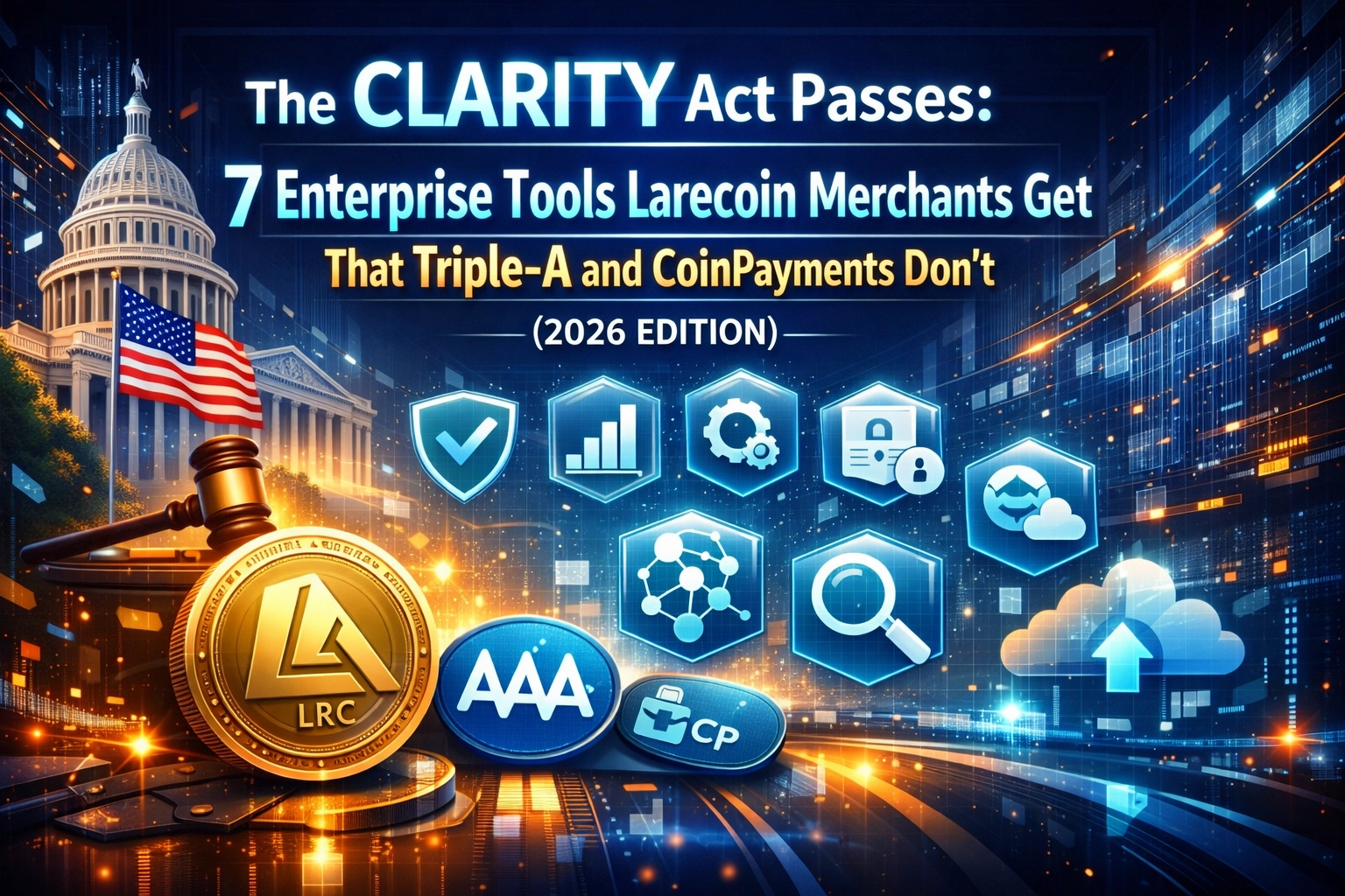 [HERO] The CLARITY Act Passes: 7 Enterprise Tools Larecoin Merchants Get That Triple-A and CoinPayments Don