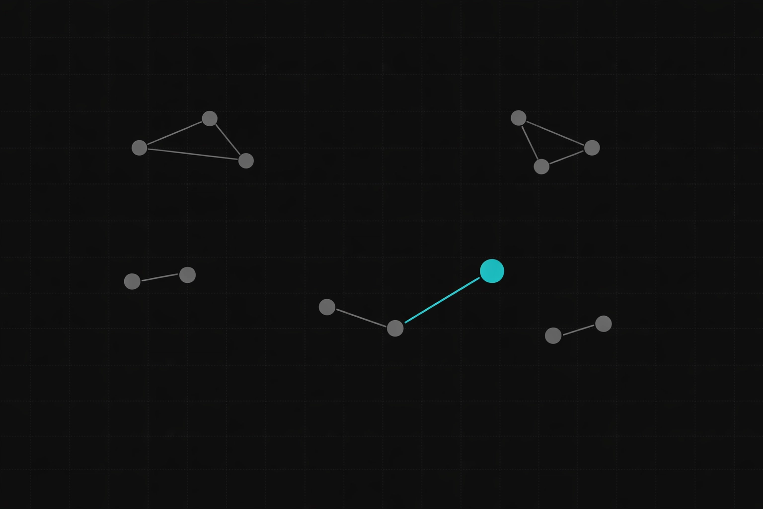Broken communication network showing remote SDR management bottleneck and team disconnection
