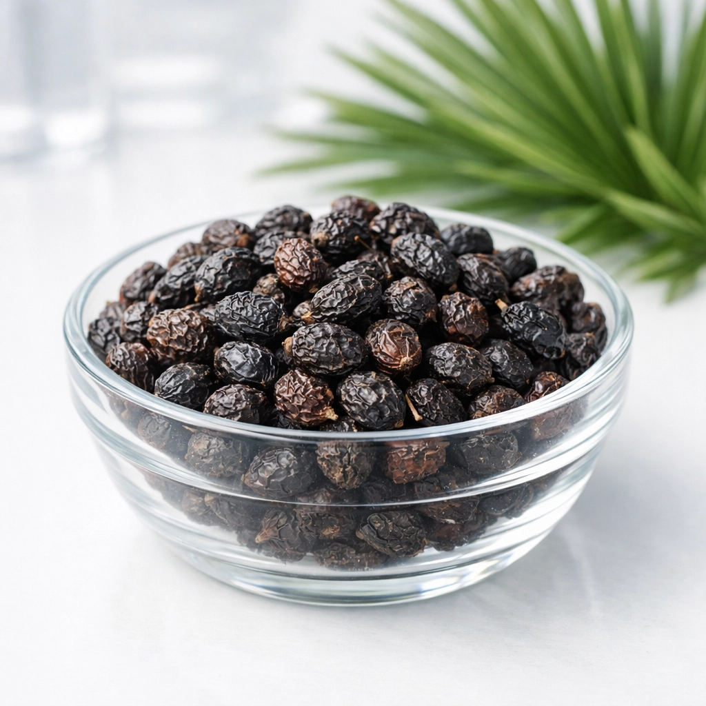Saw palmetto berries used in natural prostate health supplements
