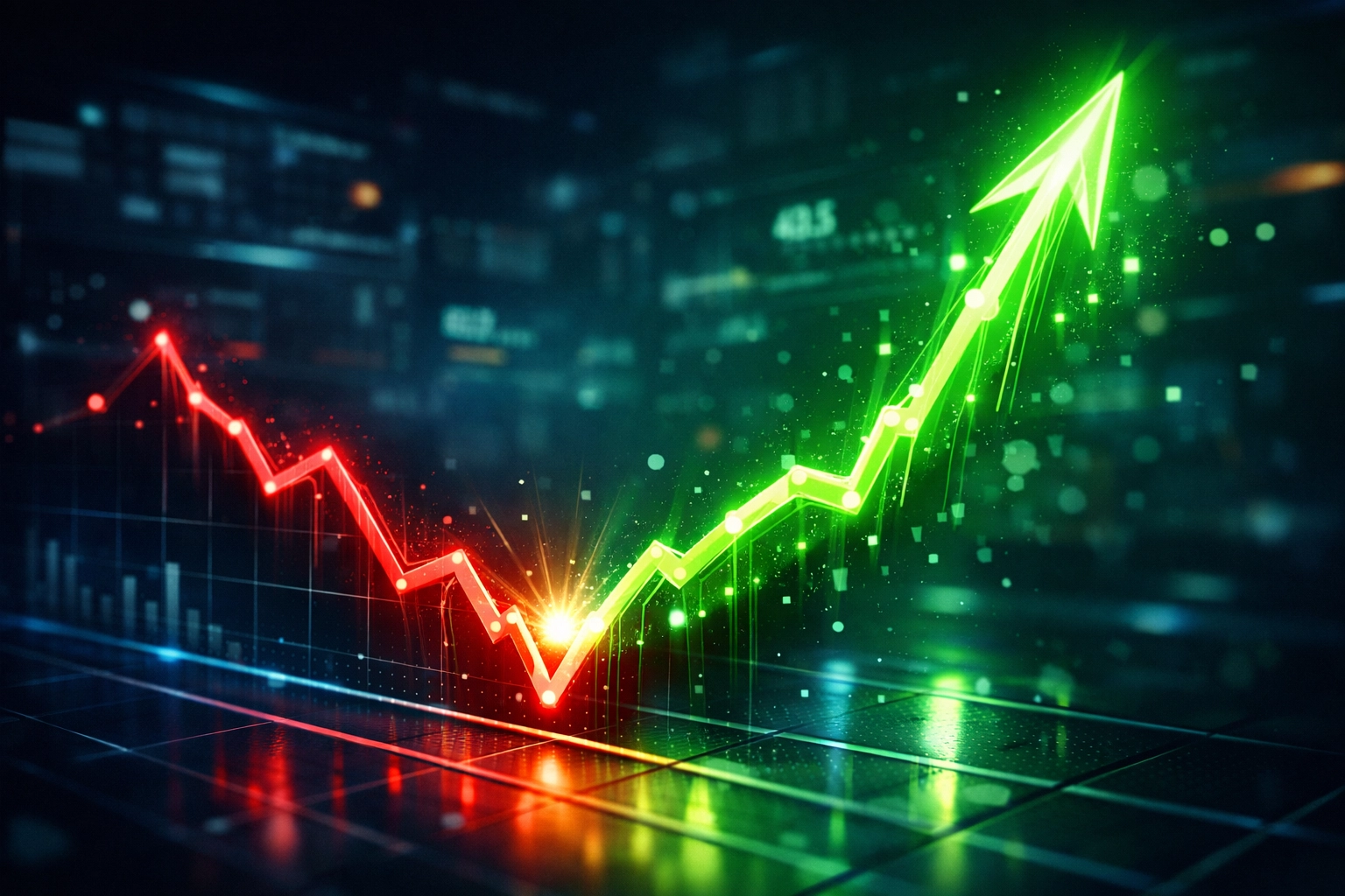 AIPL sports betting analytics graph illustrating mean reversion and market recovery trends.