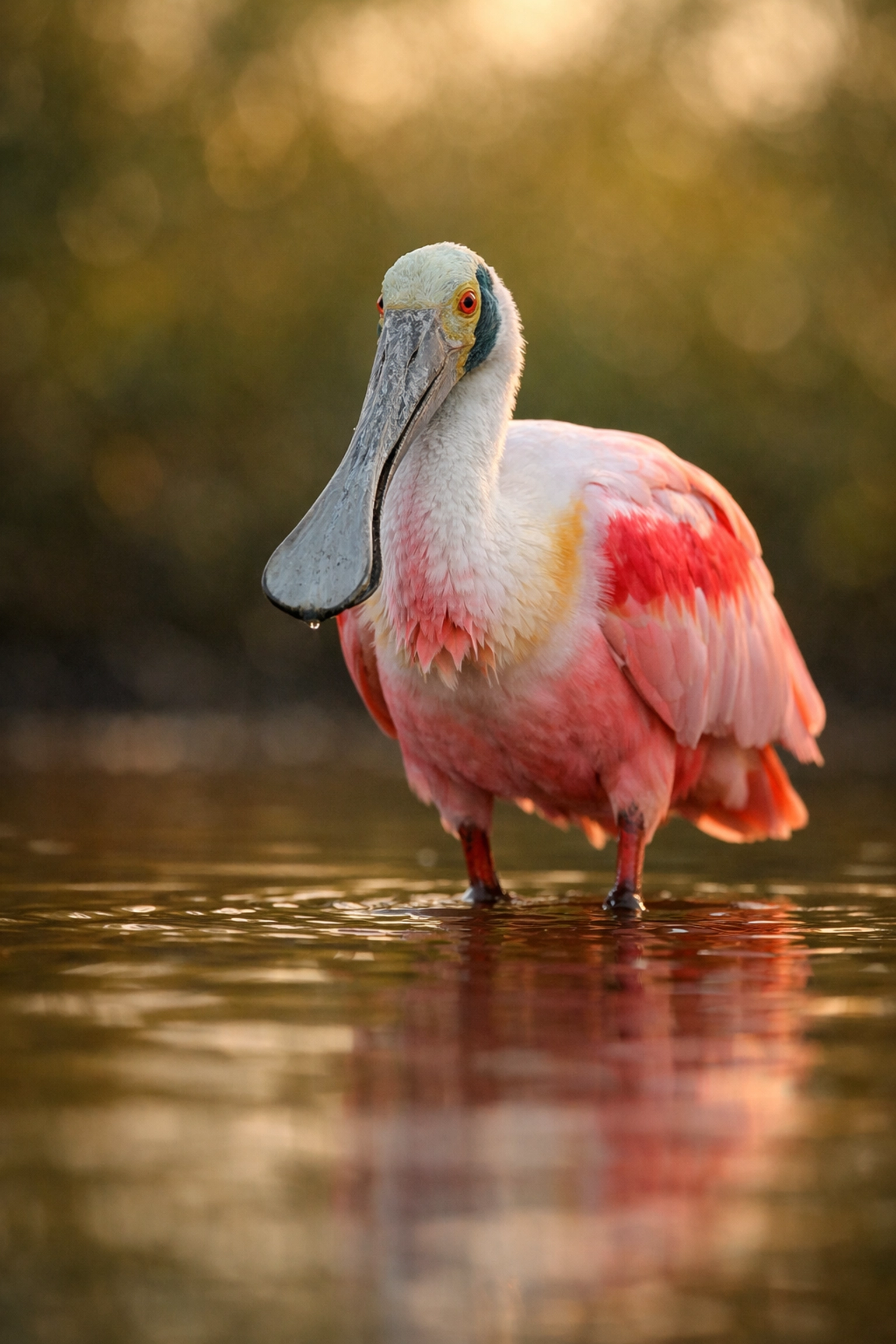 Roseate Spoonbill in the Everglades, a vibrant example of fine art wildlife photography.