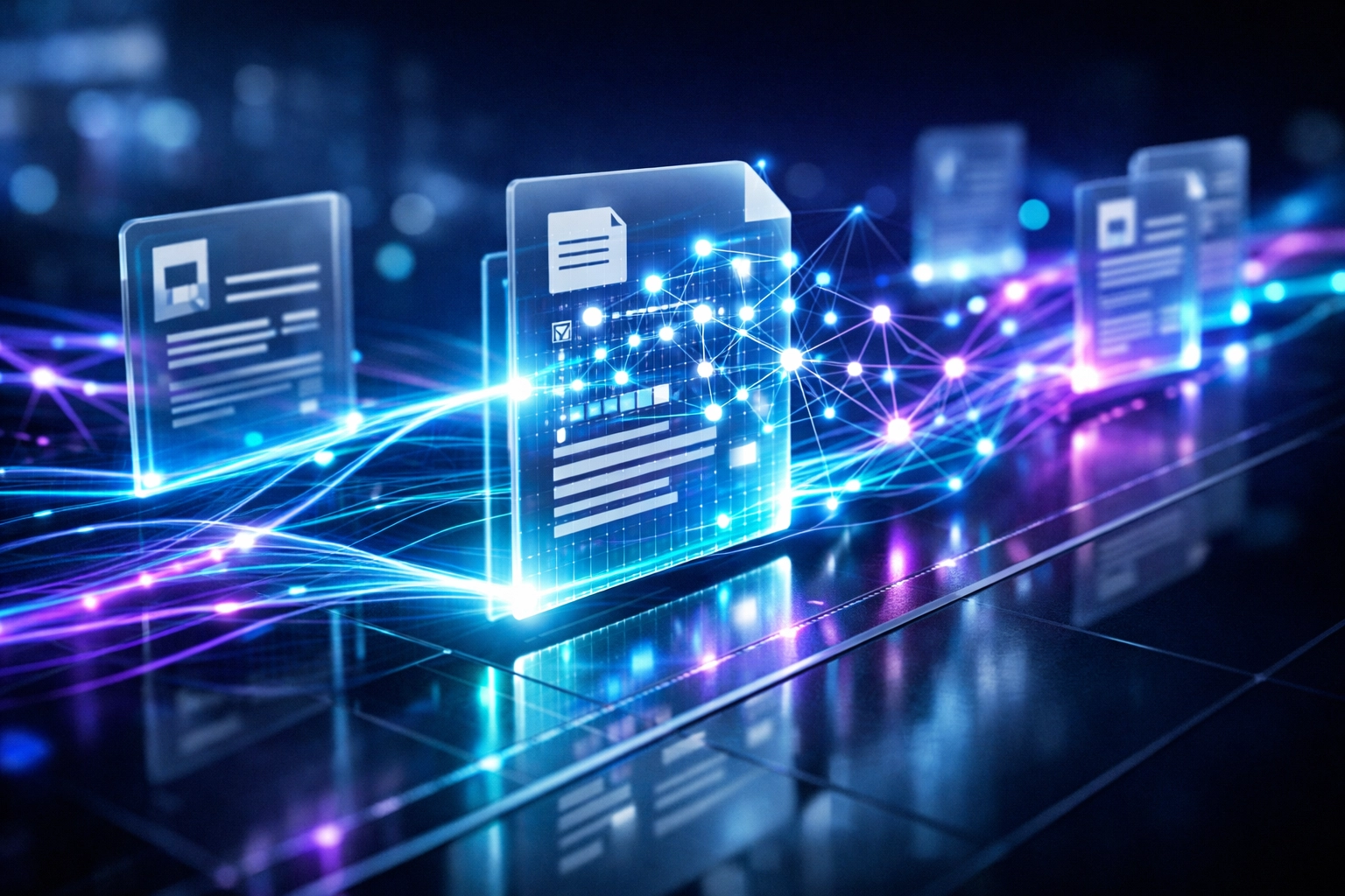 KI für Finanzabteilungen: Automatisierte Rechnungsverarbeitung durch intelligente Datenerfassung und Workflows.