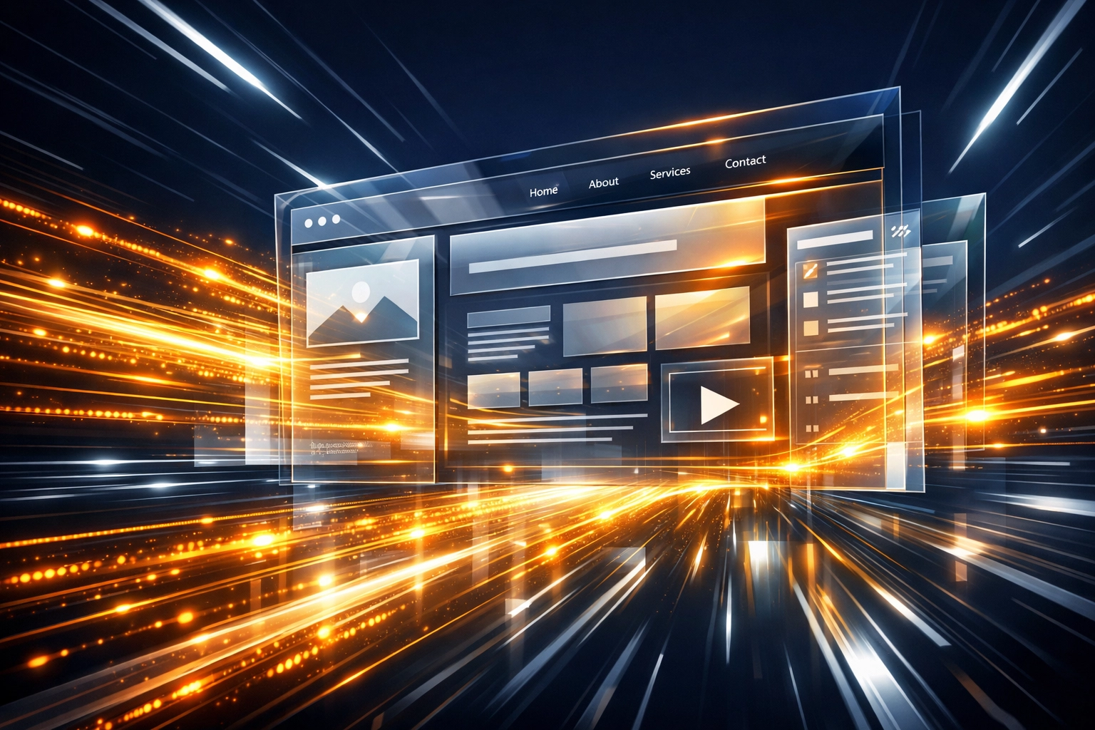Modern custom web design Toronto interface designed for high-speed conversion and user experience.