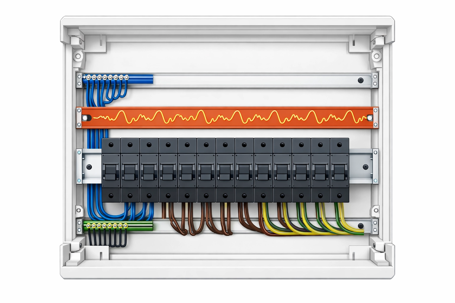 Regelmäßige elektrische Überprüfung des Sicherungskastens für den E-Befund Wien.